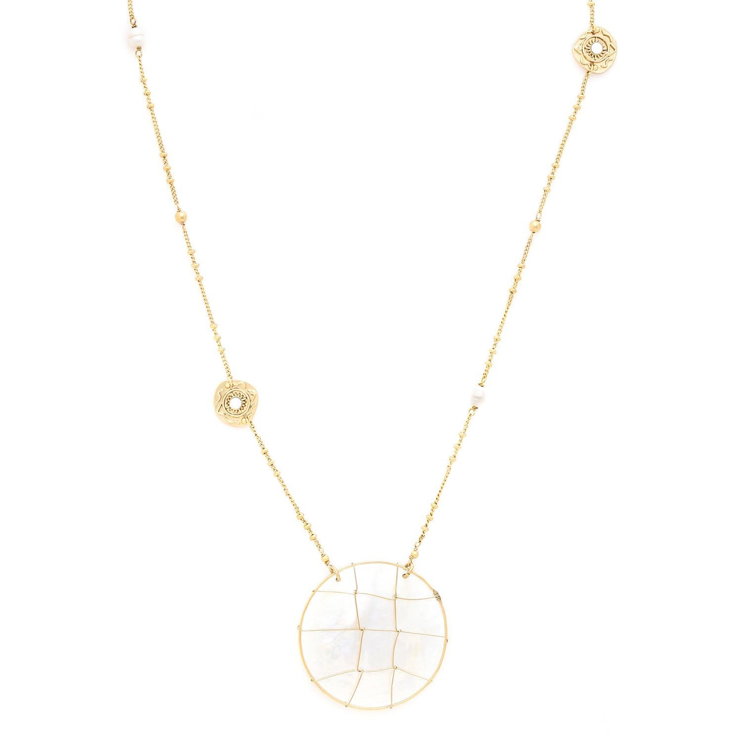 Kimberley Round Disc Pendant - Franck Herval