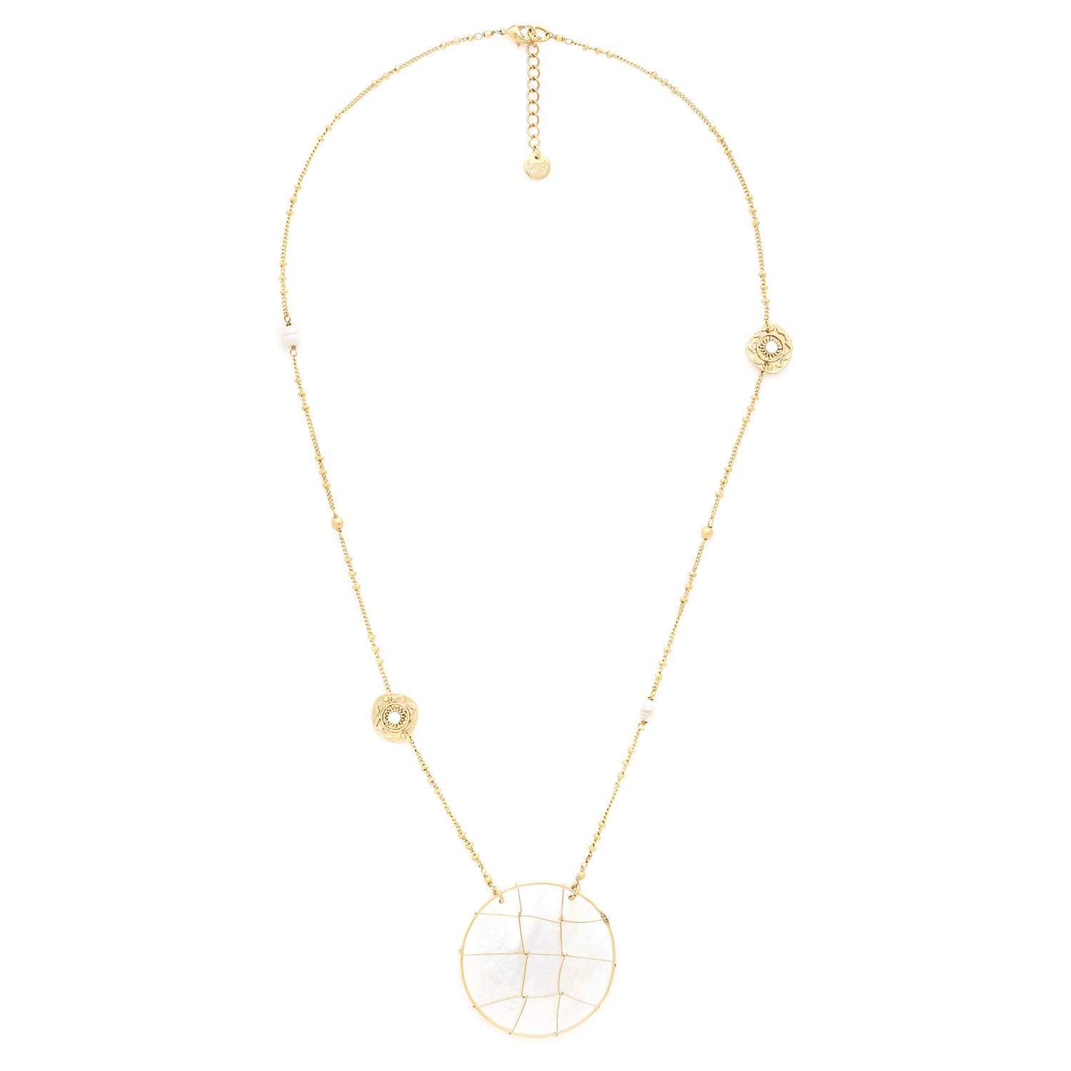 Kimberley Round Disc Pendant - Franck Herval
