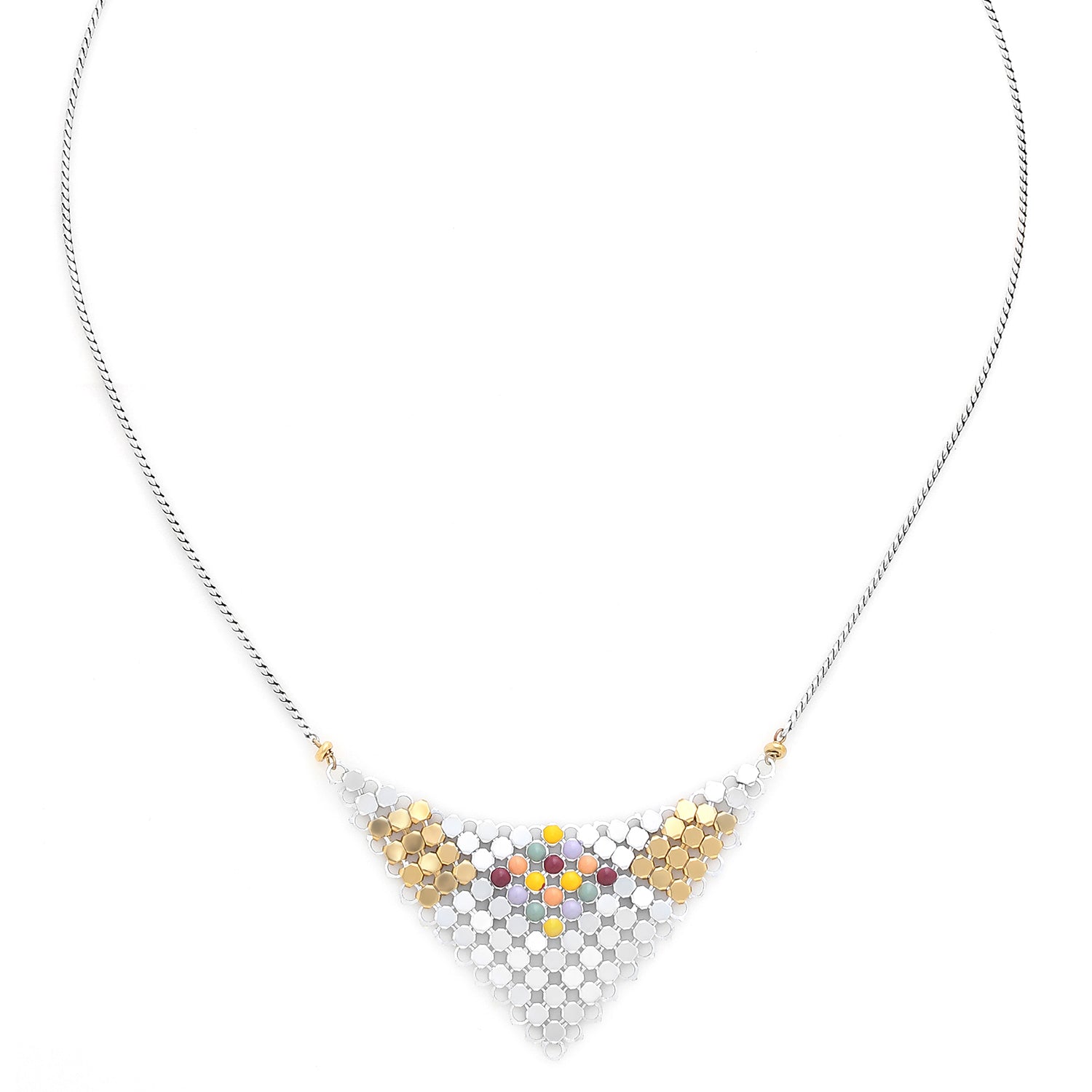 Jenny small plastron necklace - Franck Herval