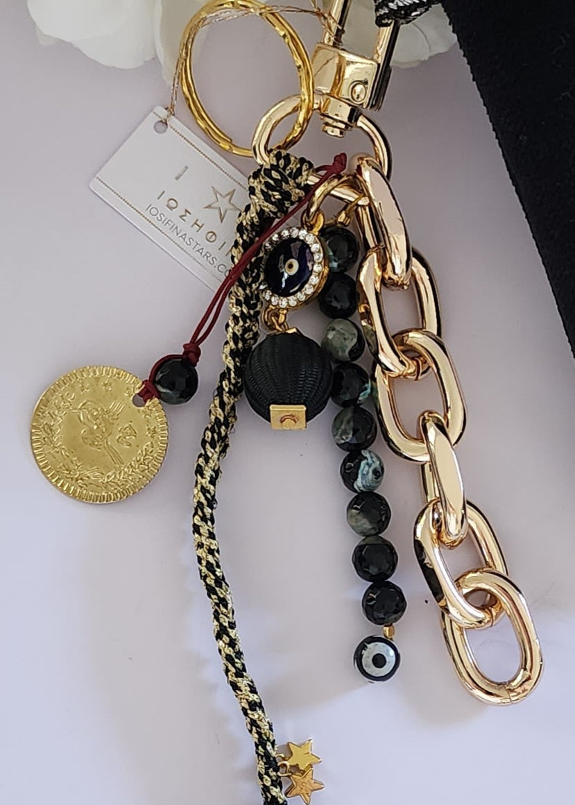Bag Key Chain Accessory - Handmade in Greece