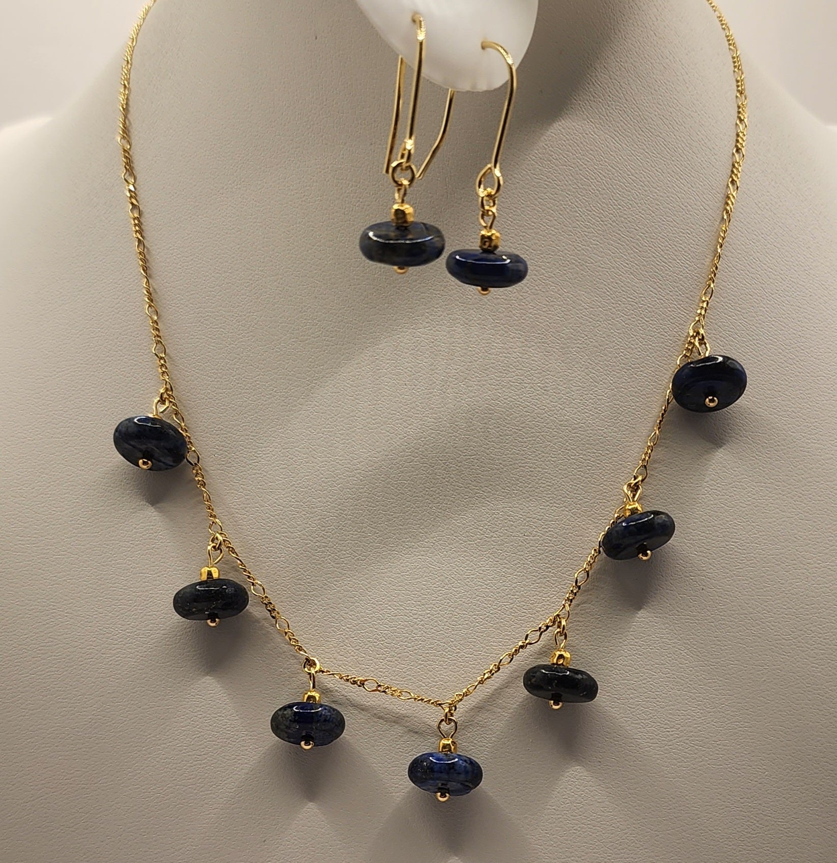 Earrings Lapis by Iosifina Stars