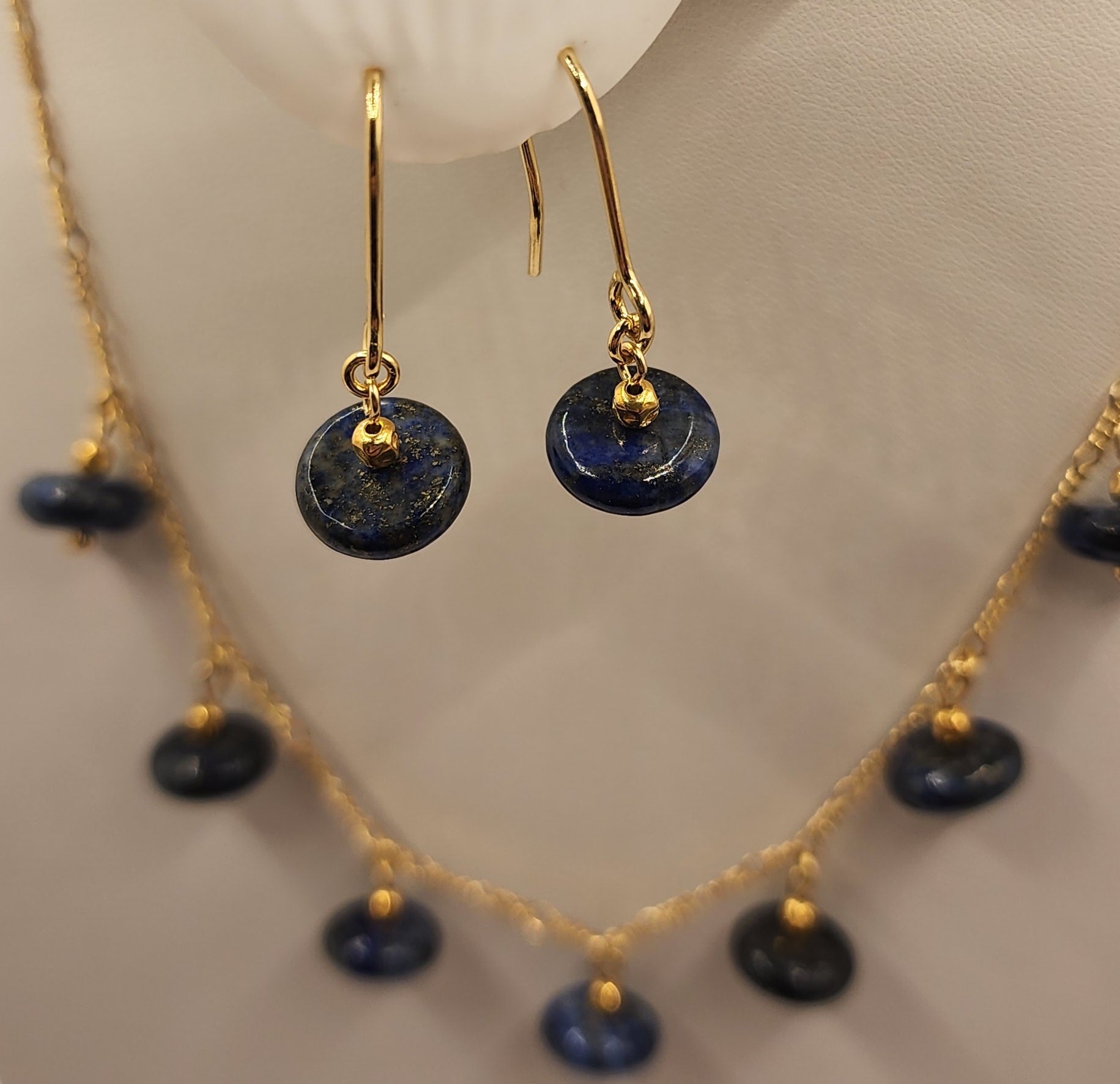 Earrings Lapis by Iosifina Stars