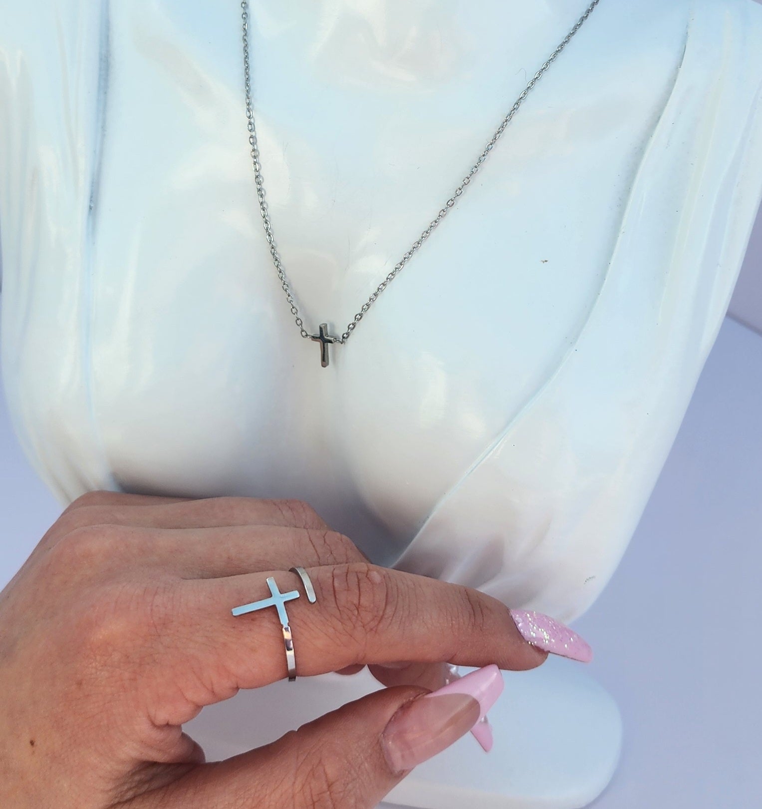 Pathos Jewellery - Agapi Necklace - Silver