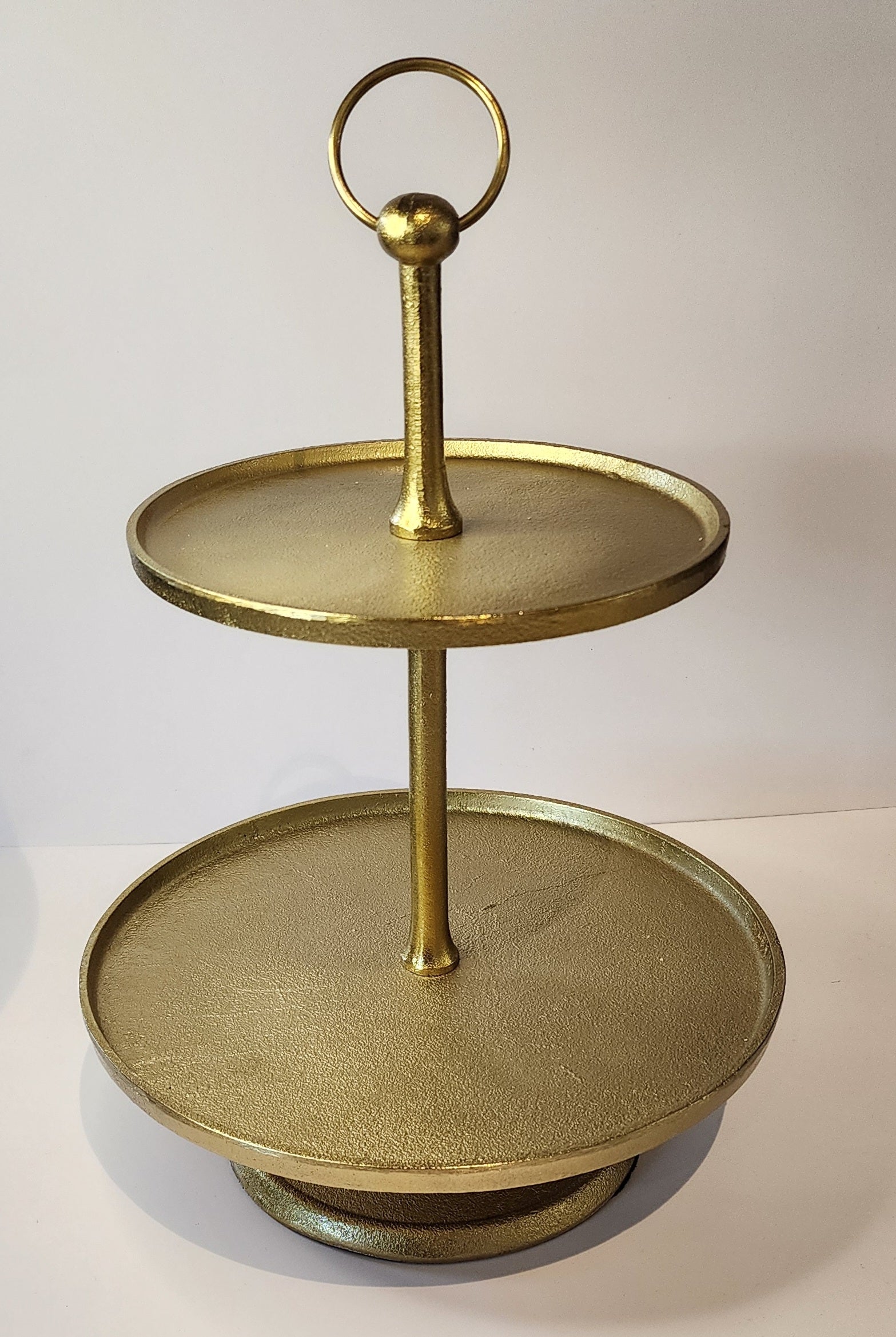 2 Tier Gold Stand W/Texture
