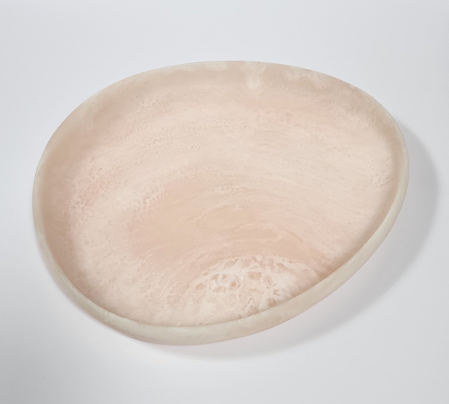 Marble Soft Pink Serving Tray/Bowl