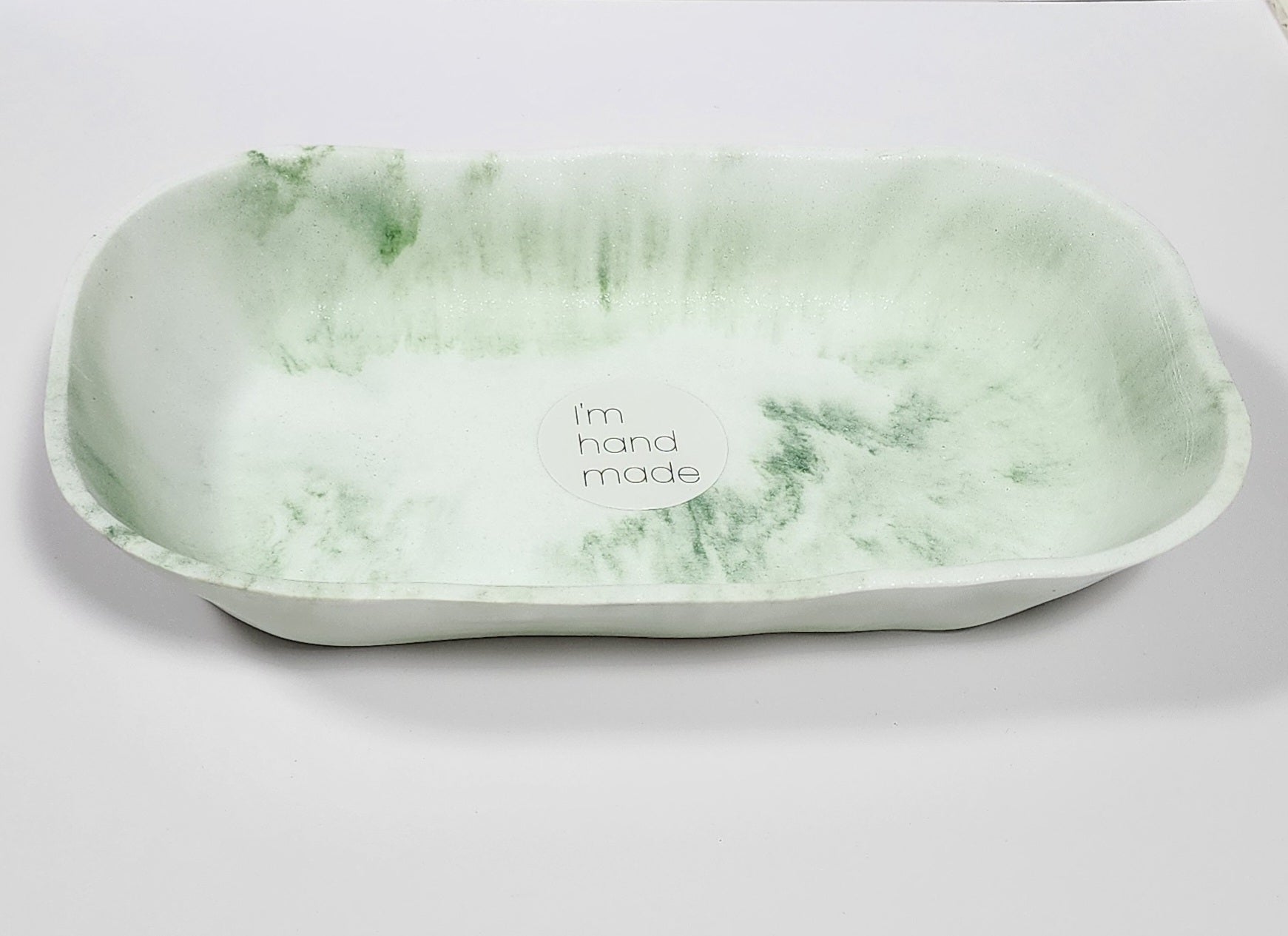 Marble look Resin Dish