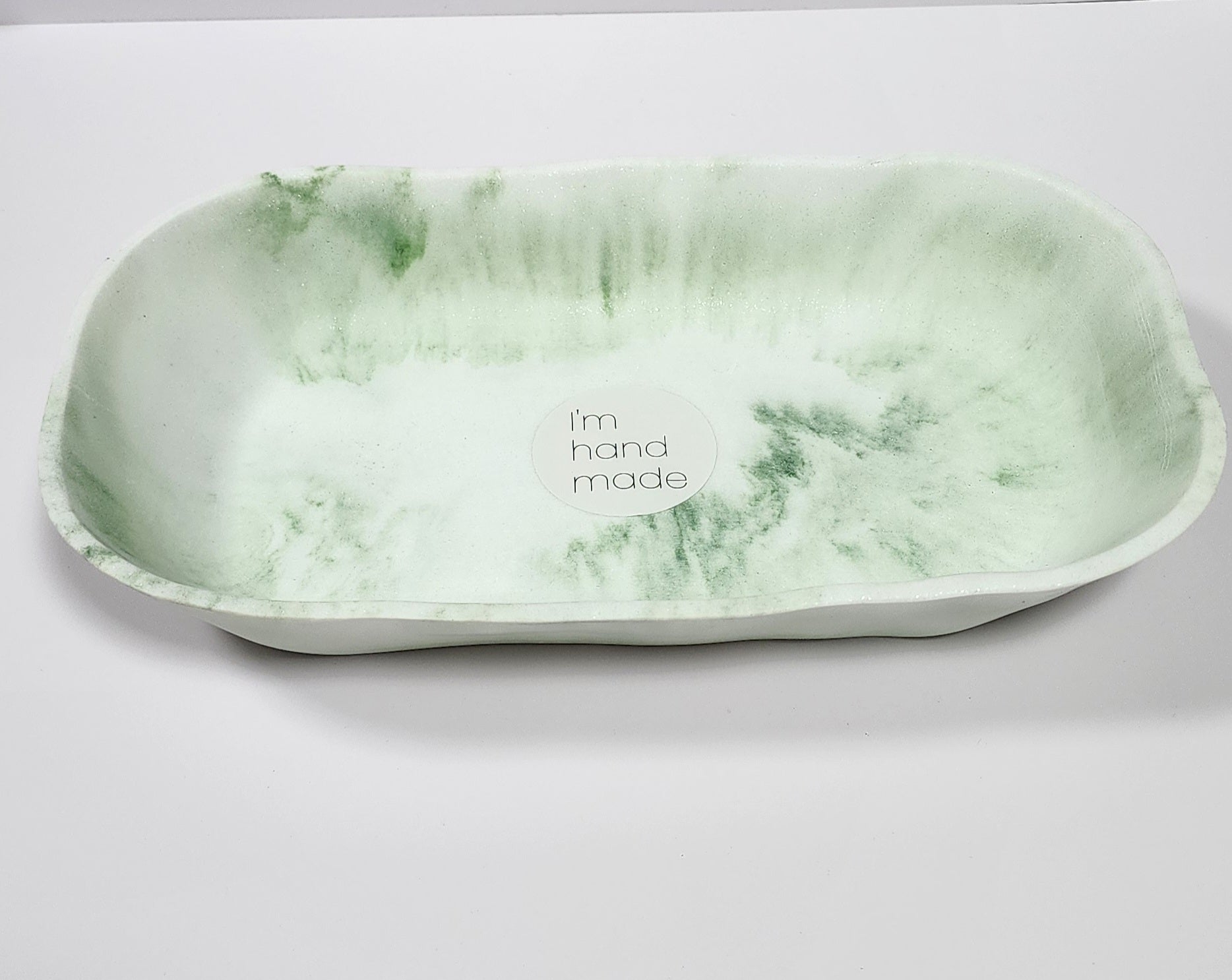 Marble look Resin Dish
