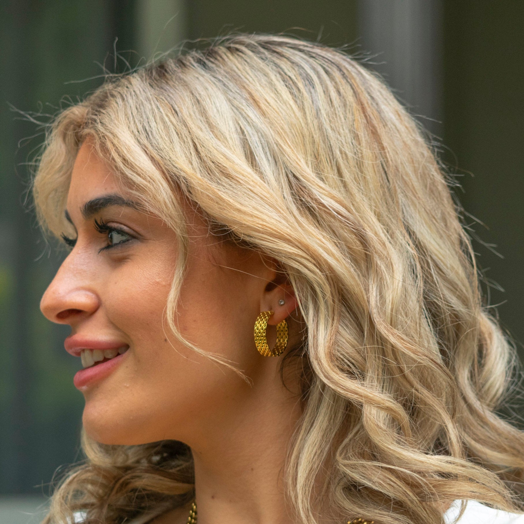 Pathos Jewellery - Corfu Earrings Gold