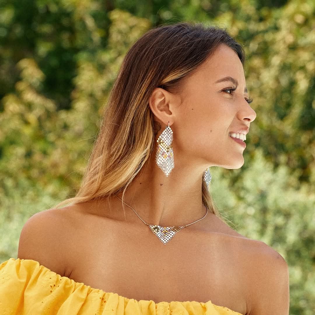 Jenny small plastron necklace - Franck Herval