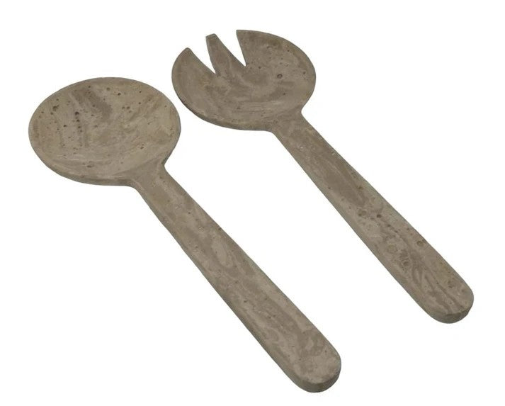 Terrazo Style Salad Servers