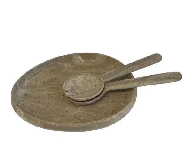 Terrazo Style Salad Servers