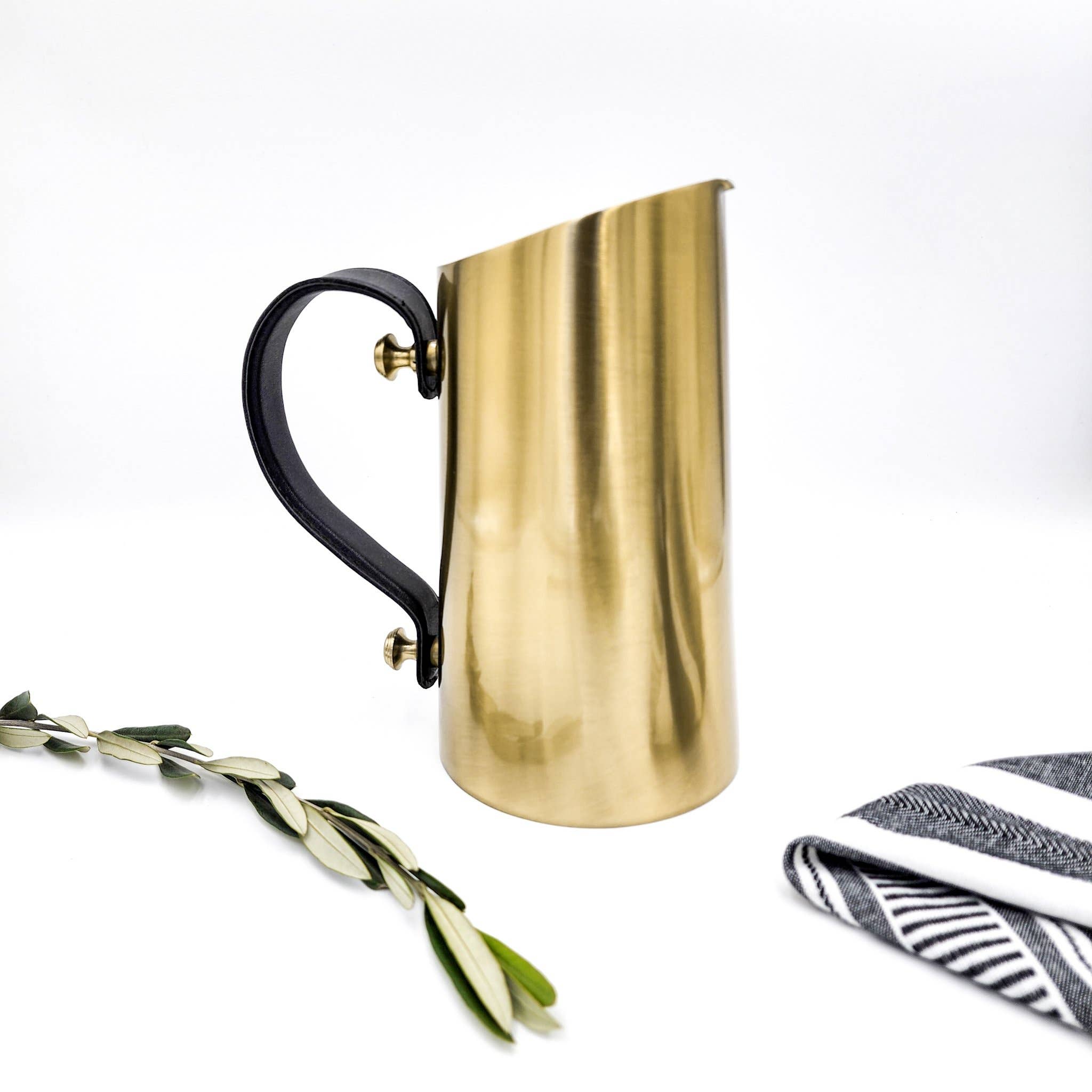 Brass Jug with C Handle
