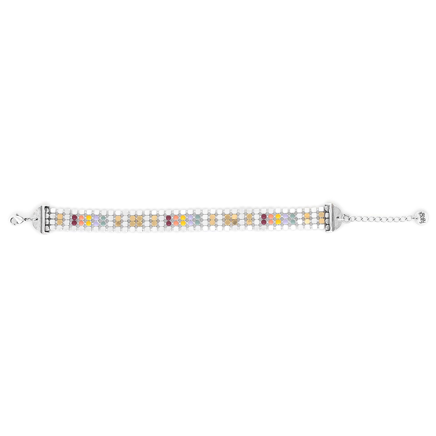 Jenny 5 rows mesh chain bracelet - Franck Herval