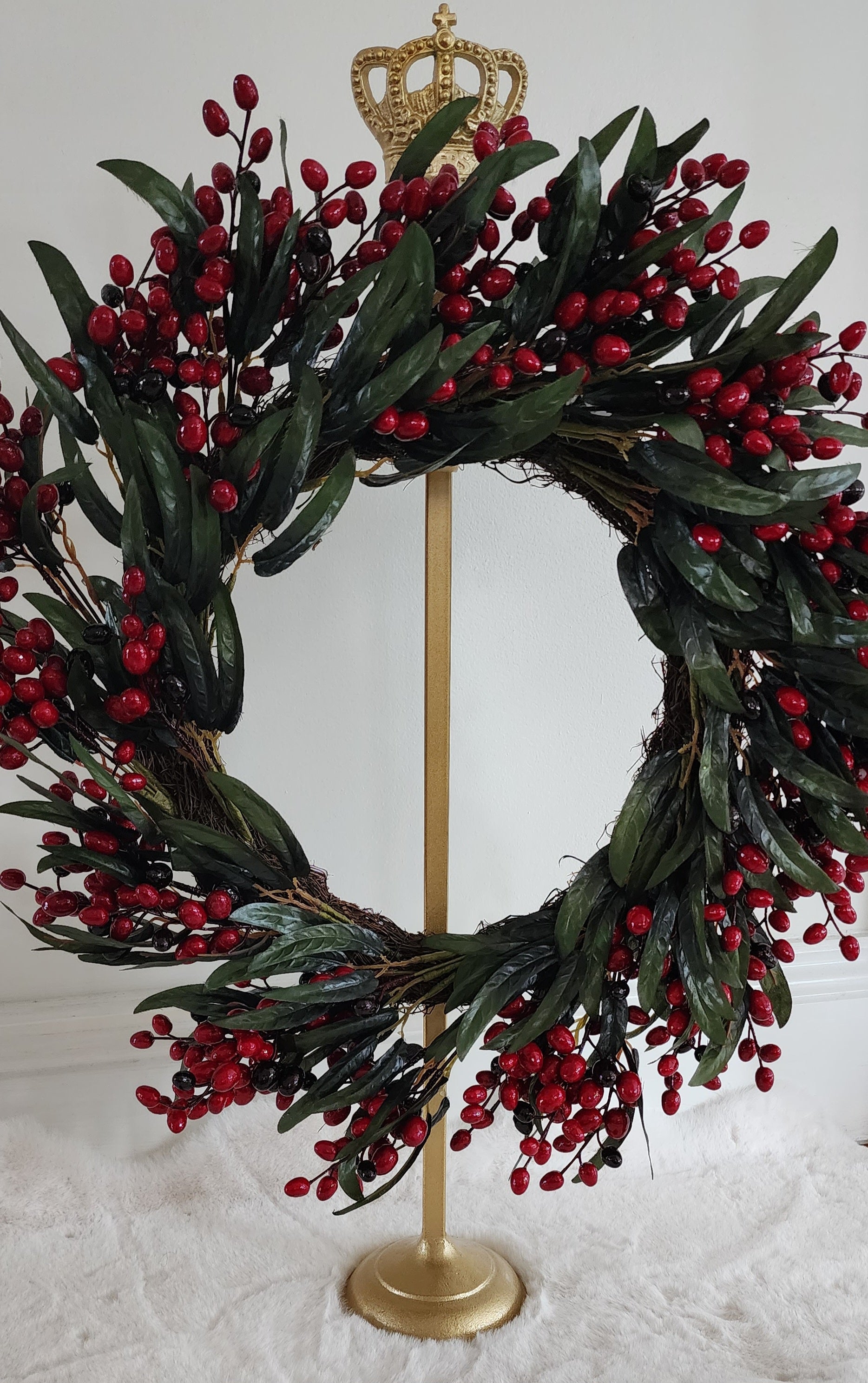 Christmas Red Berries Wreath