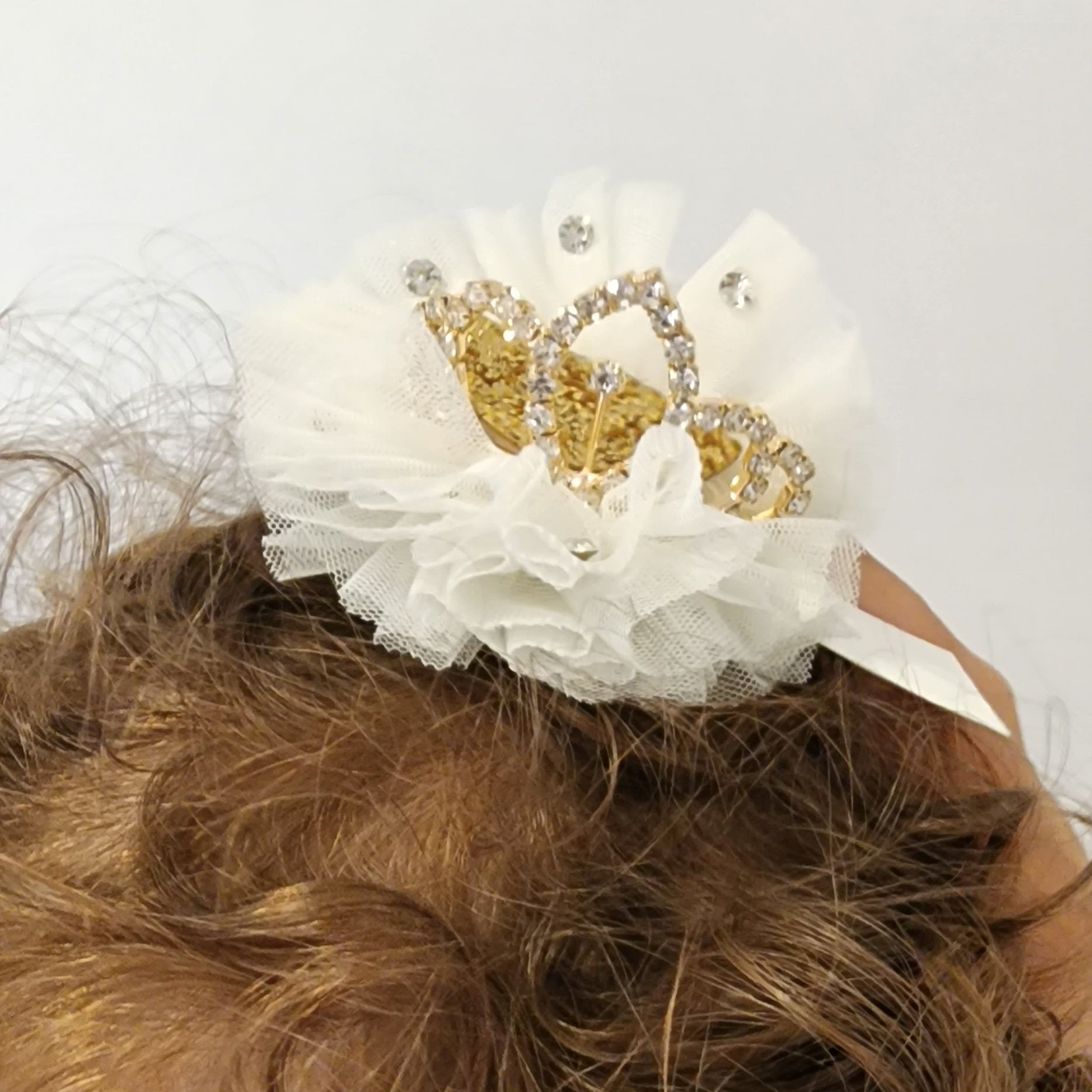 Tulle Tiara Baby Band