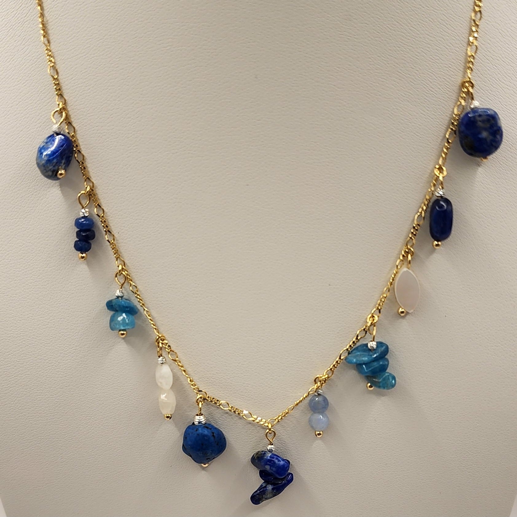 Necklace Kelly Multi Stones by Iosifina Stars