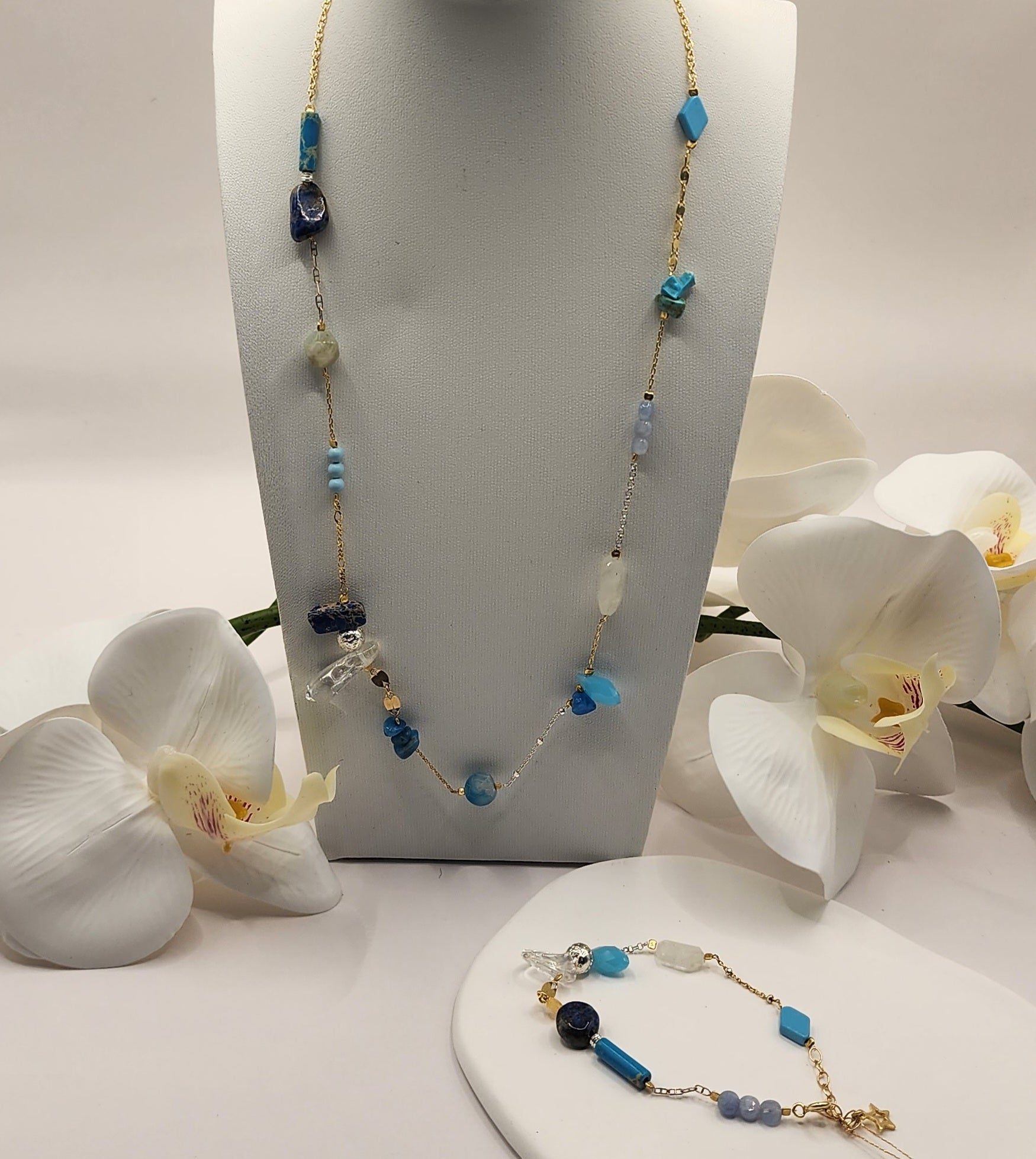 Aliki Multi Necklace by Iosifina Stars