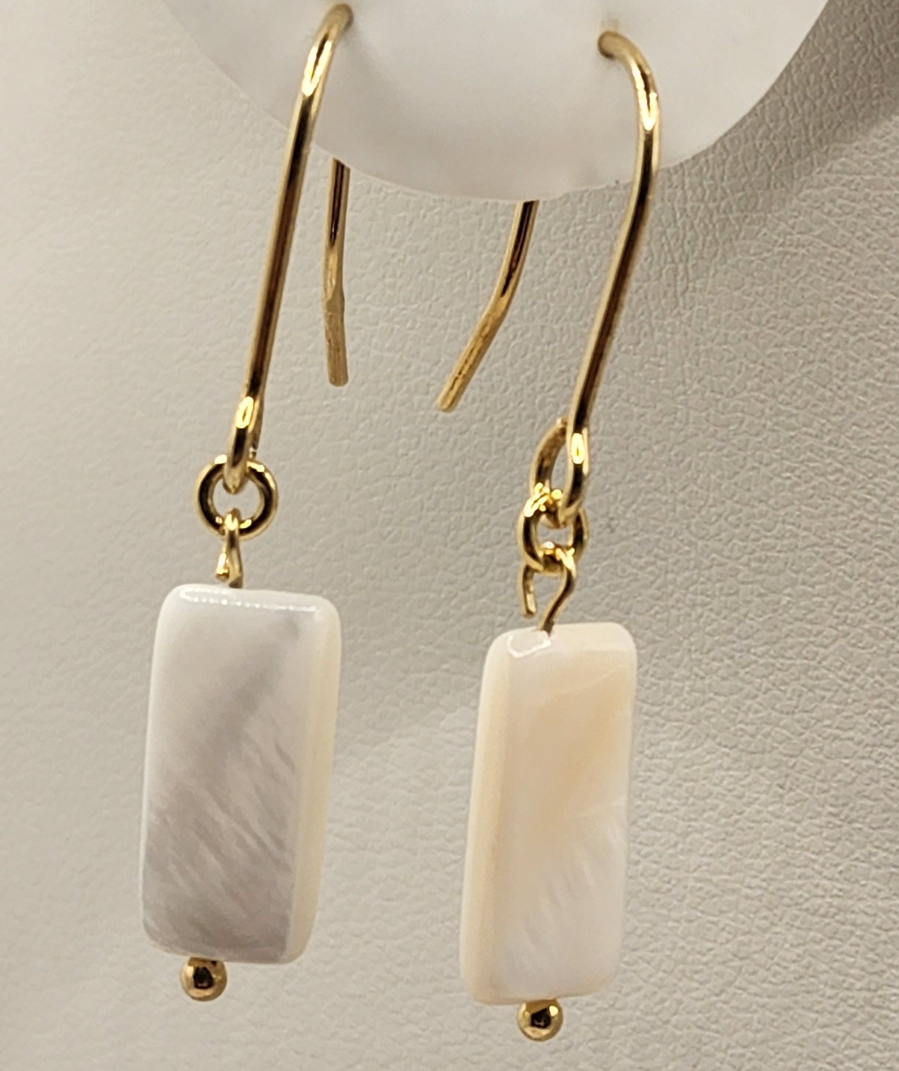 Mother of Pearl Earrings by Iosifina Stars