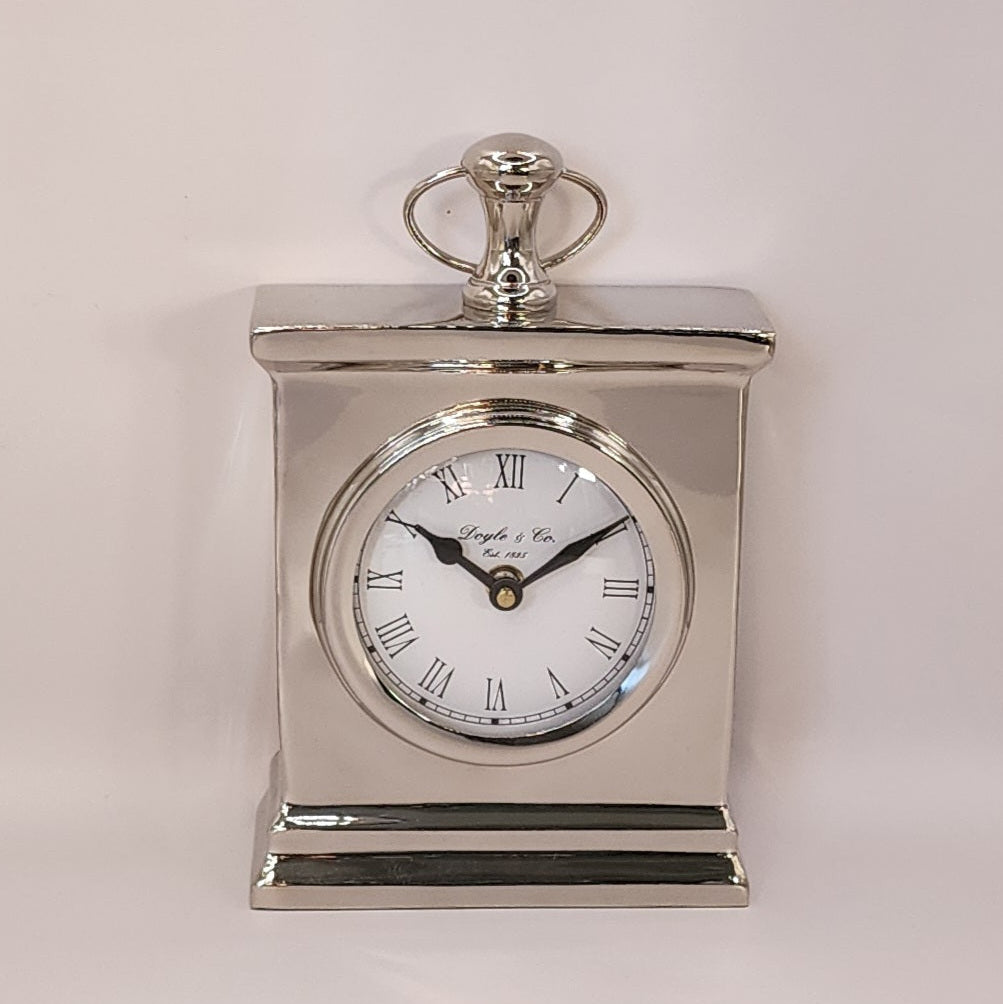 Retangle Mantle Clock White Face