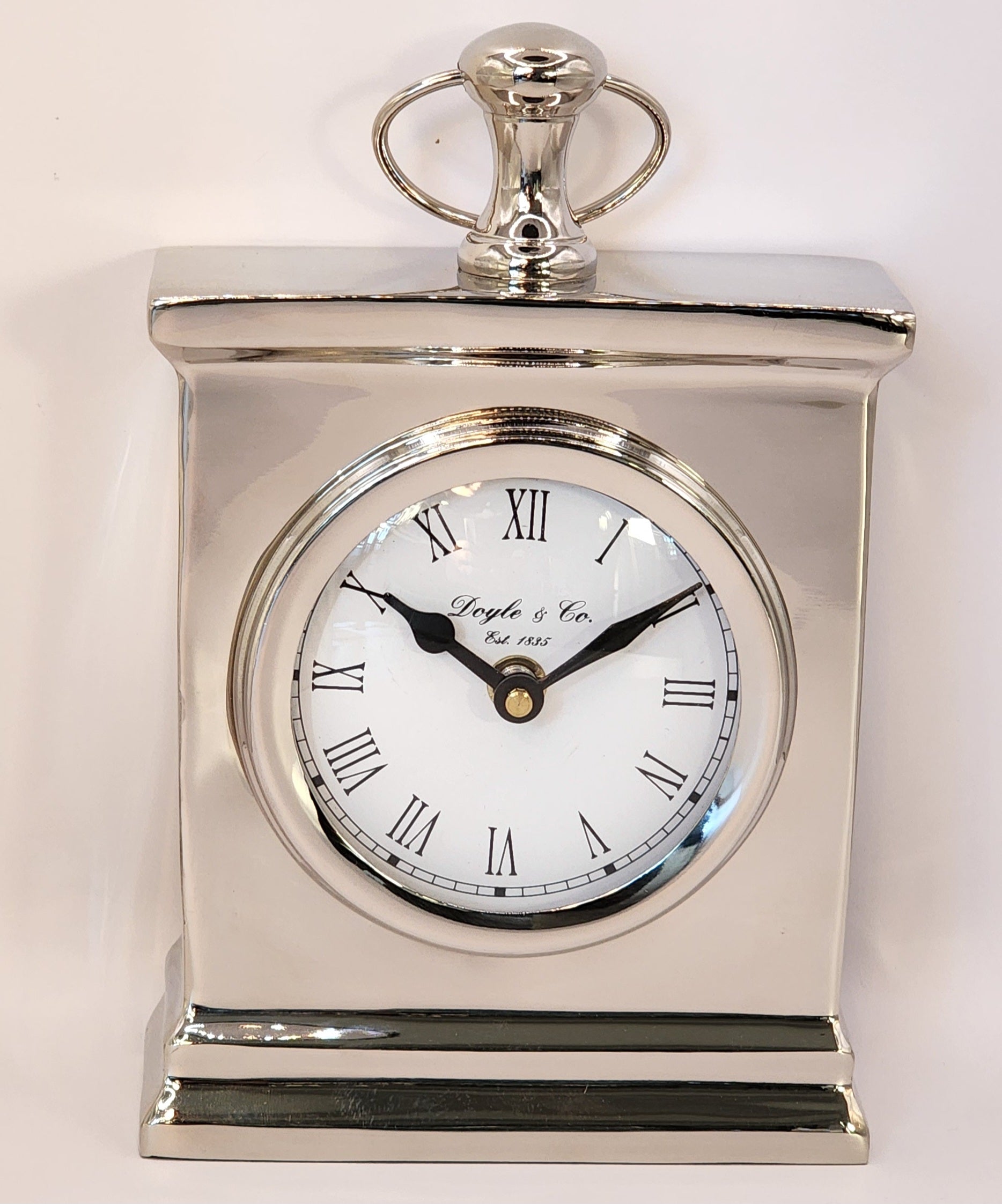 Retangle Mantle Clock White Face