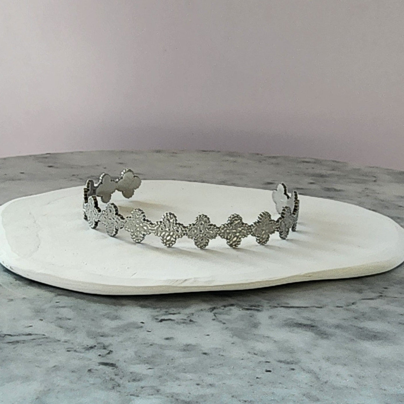 Pathos Jewellery AMMOS Bangle – Silver
