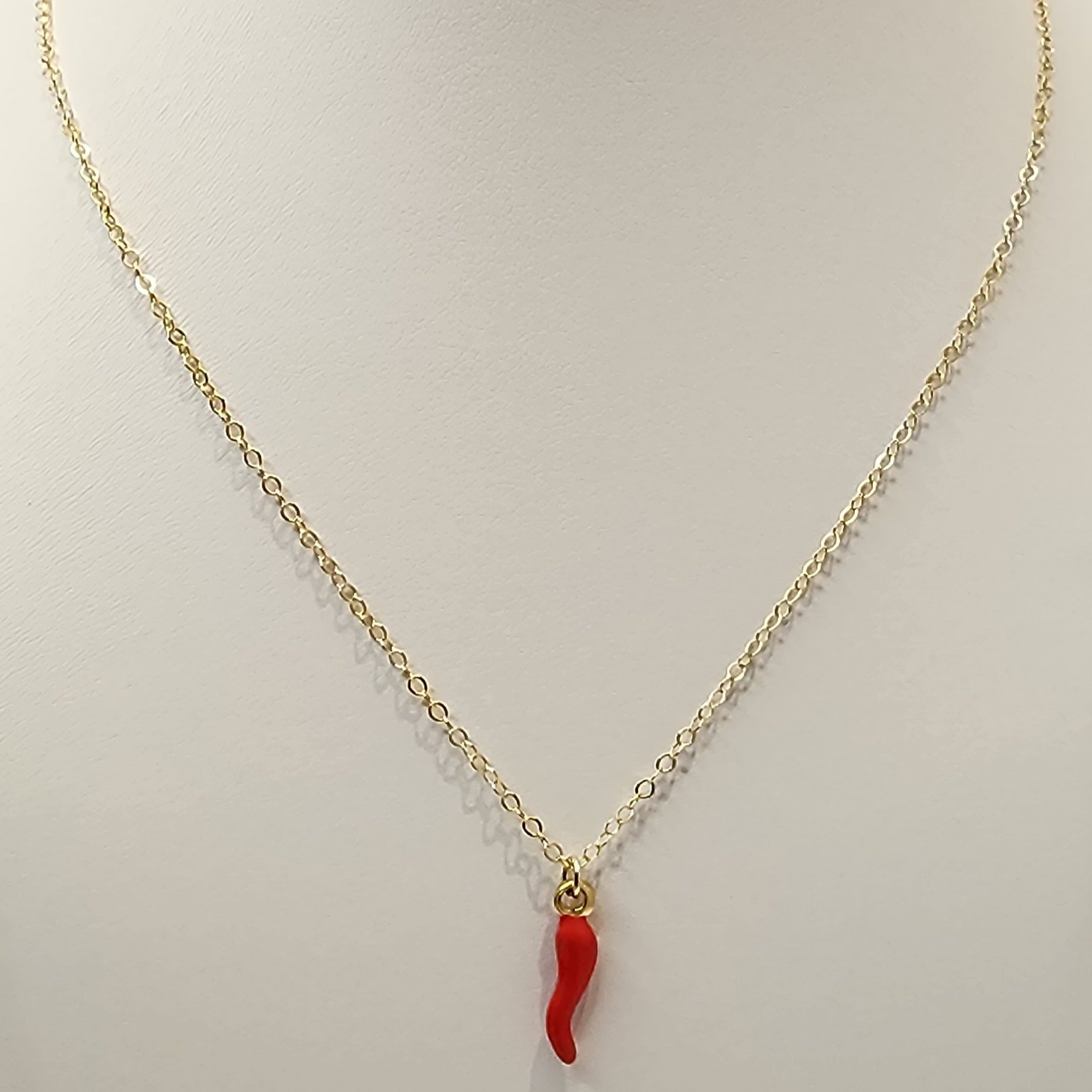 Classico Cornicello Rosso Necklace - Destino The Label