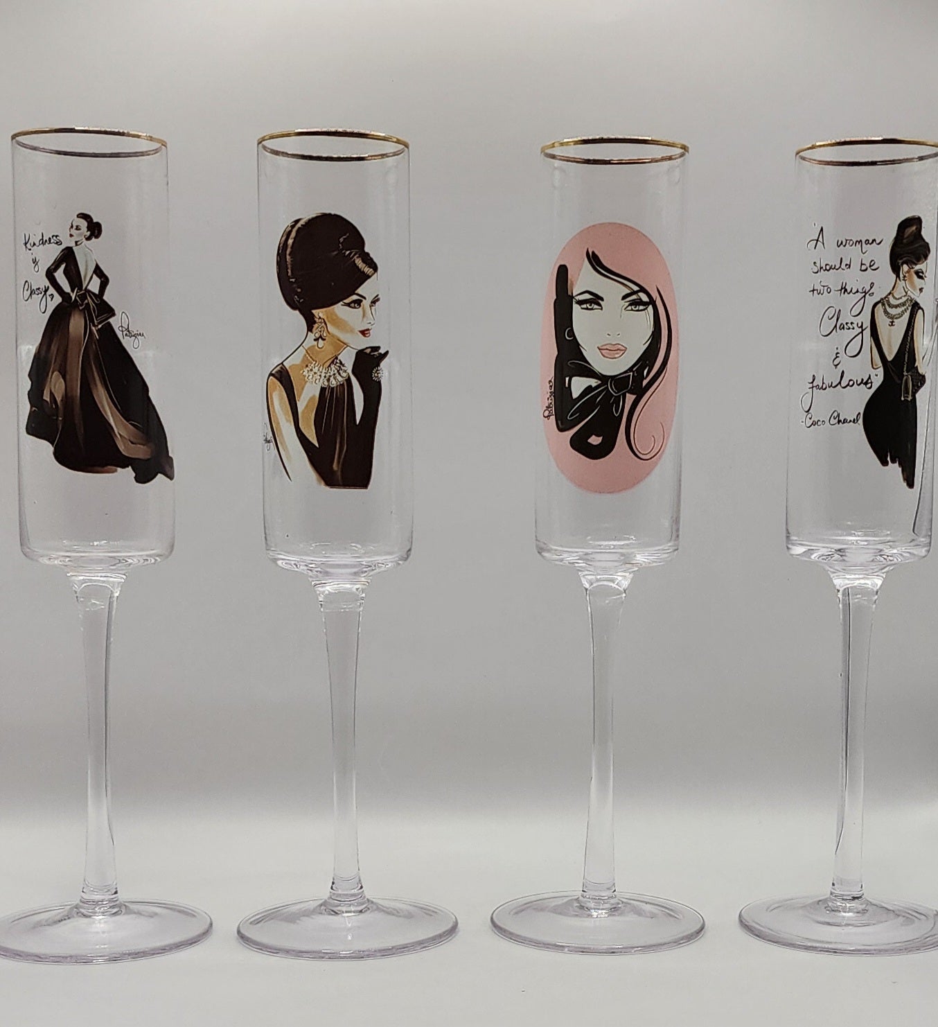 Patrizia Terranova - Glam Champagne Flute - 4 Styles Available