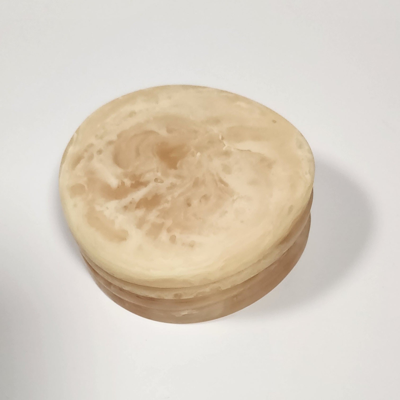 Marble look coasters - Soft pink - Set of 4
