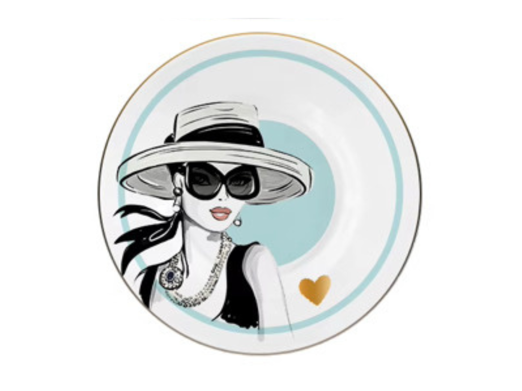 Patrizia Terranova  Porcelain Cup & Saucer - Very Audrey