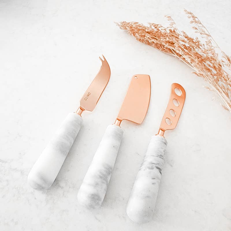 Marble Cheese Knife Set