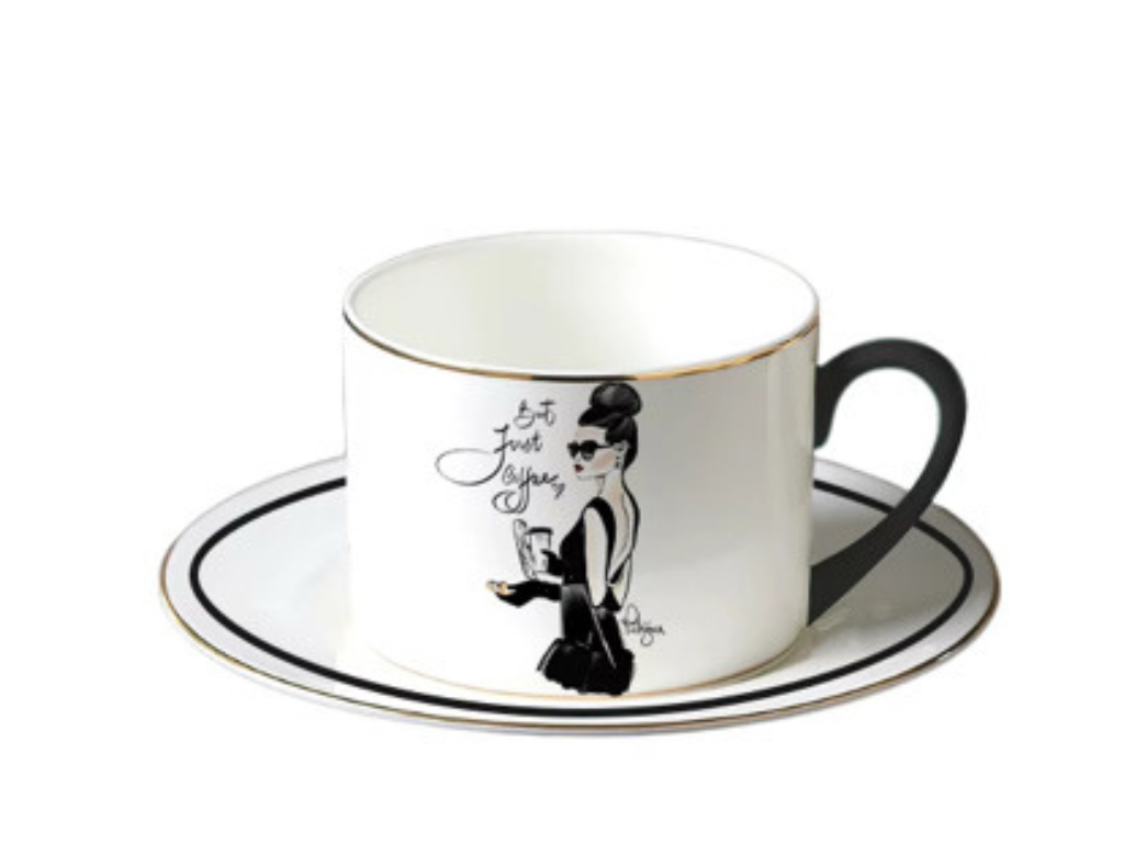 Patrizia Terranova  Porcelain Cup & Saucer - True Elegance