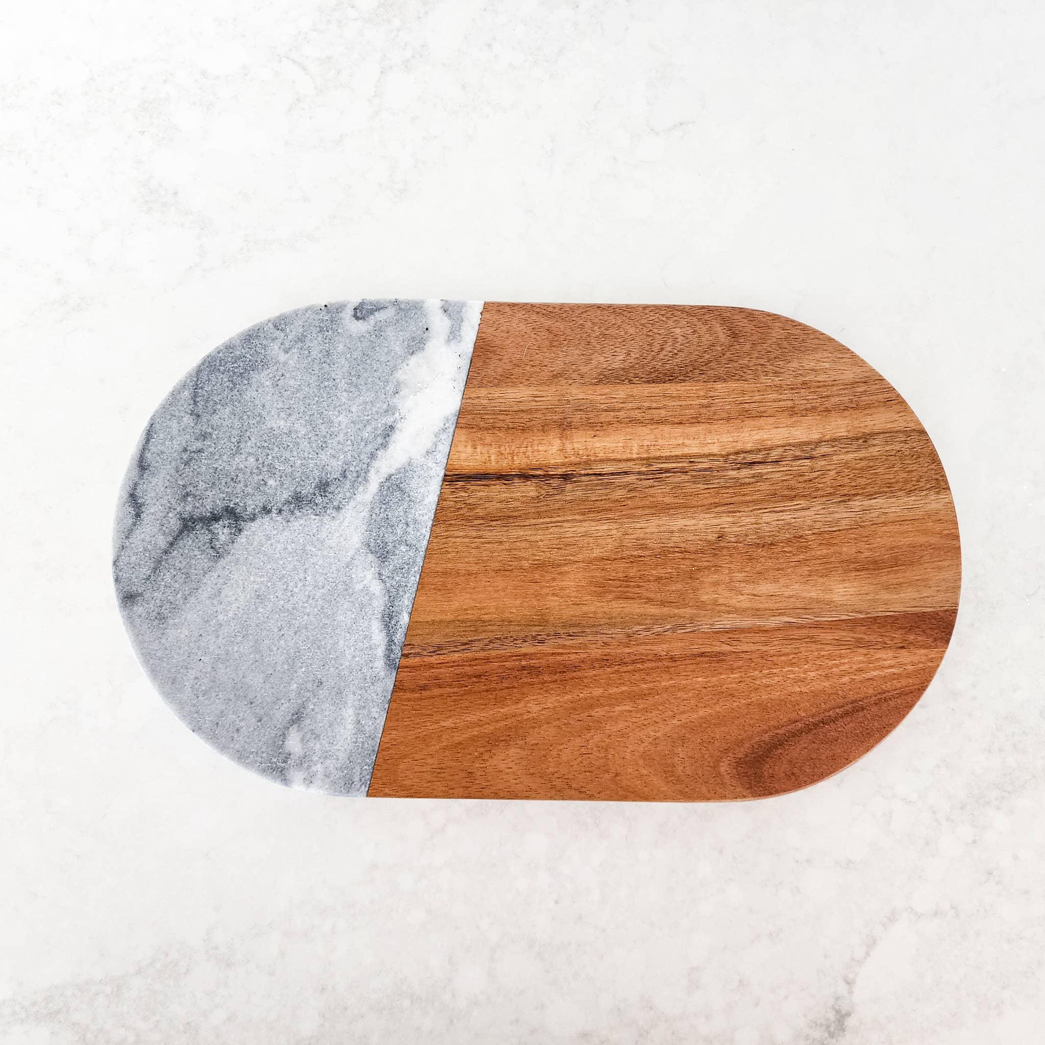 Grey Marble Timber Cheese Board