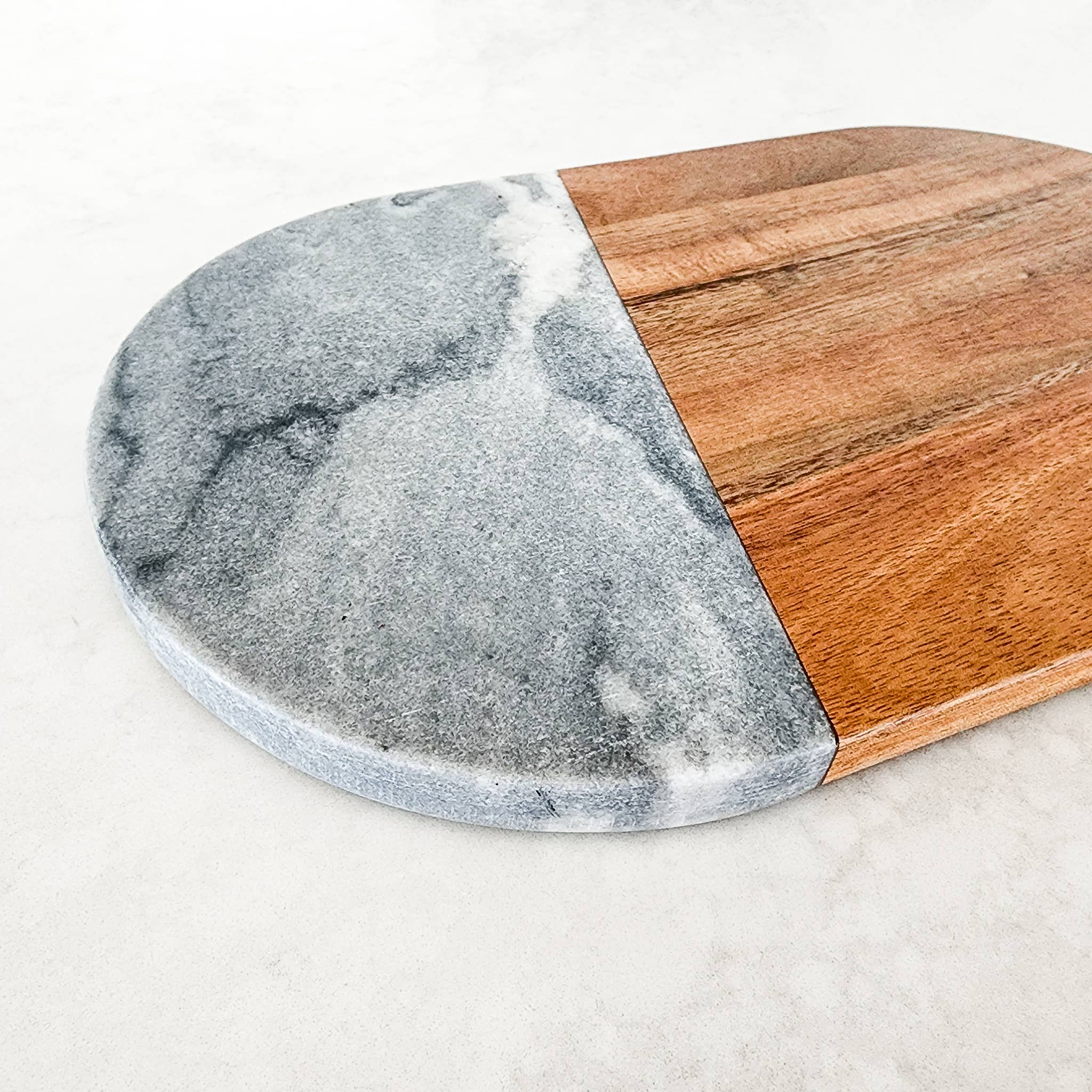 Grey Marble Timber Cheese Board