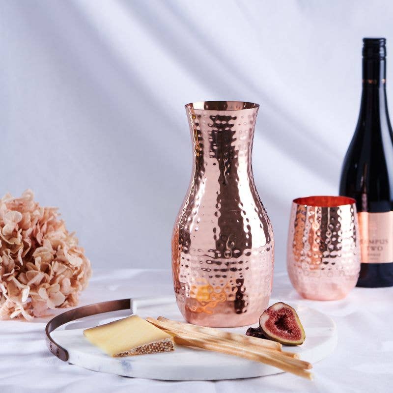 Hammered Copper Carafe 750ml