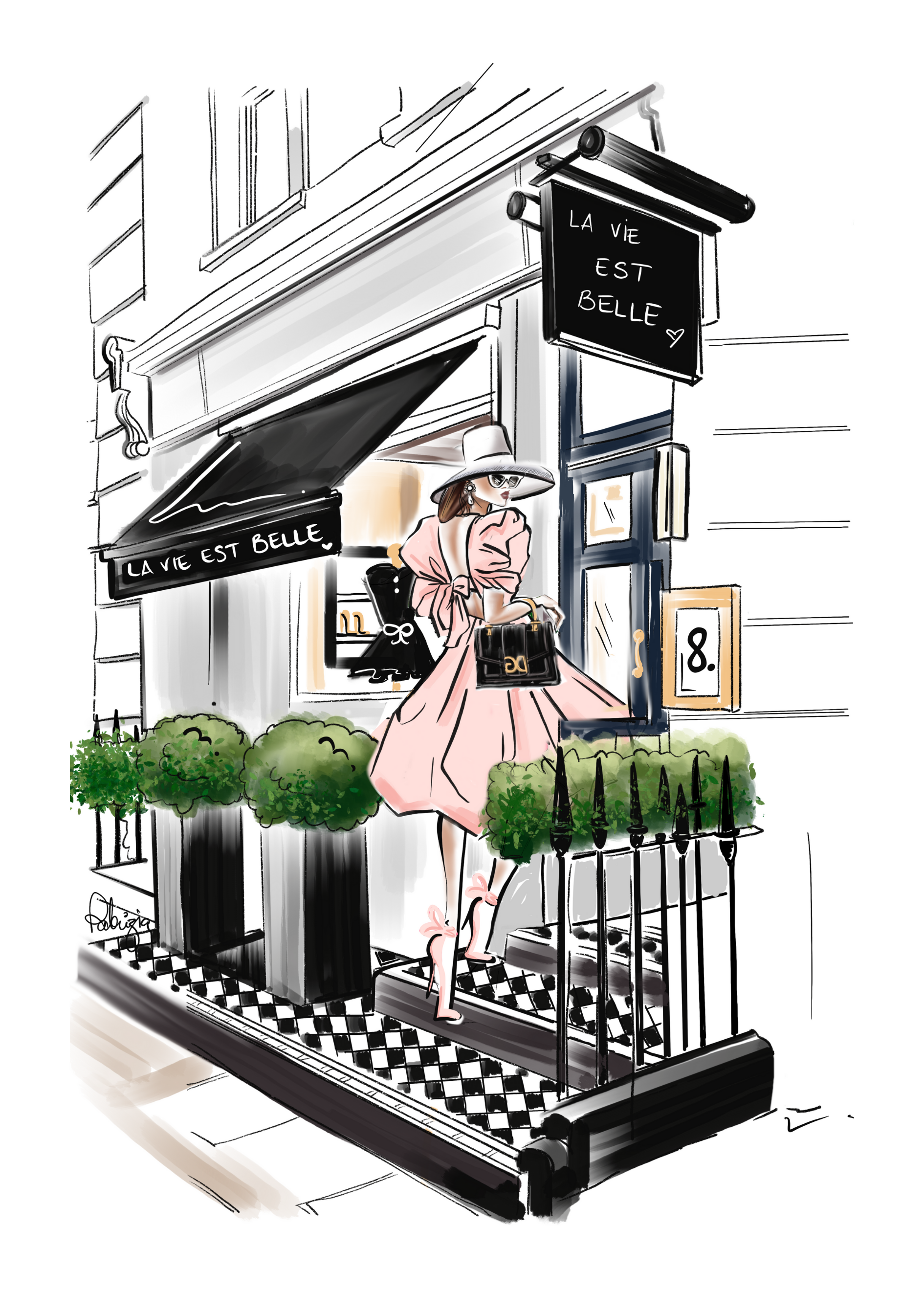 Patrizia Terranova - Glam Tea Towel - GTT012