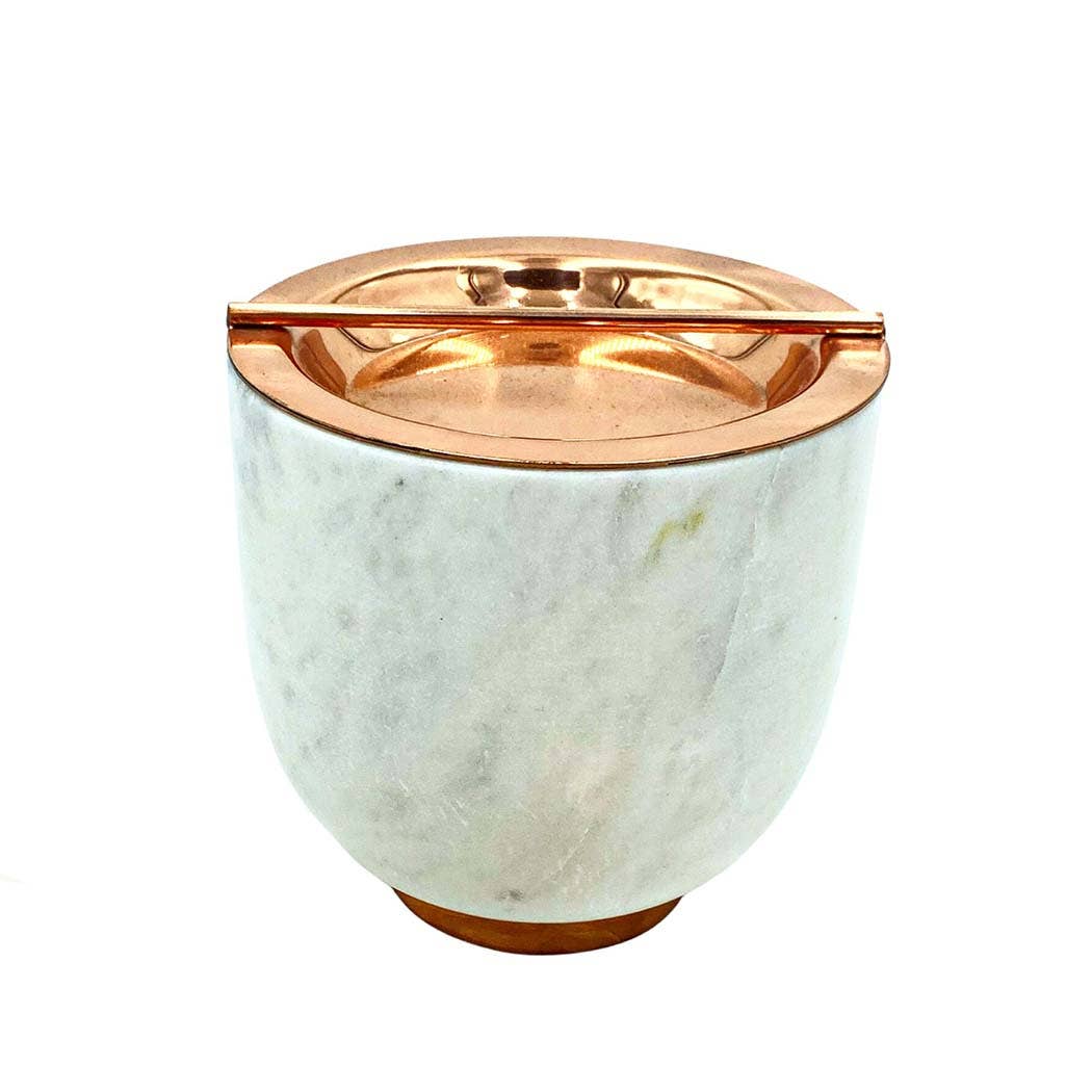 Marble Ice Pot With Lid