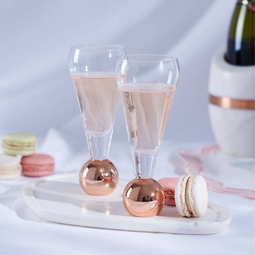 Stemless Champagne Glasses