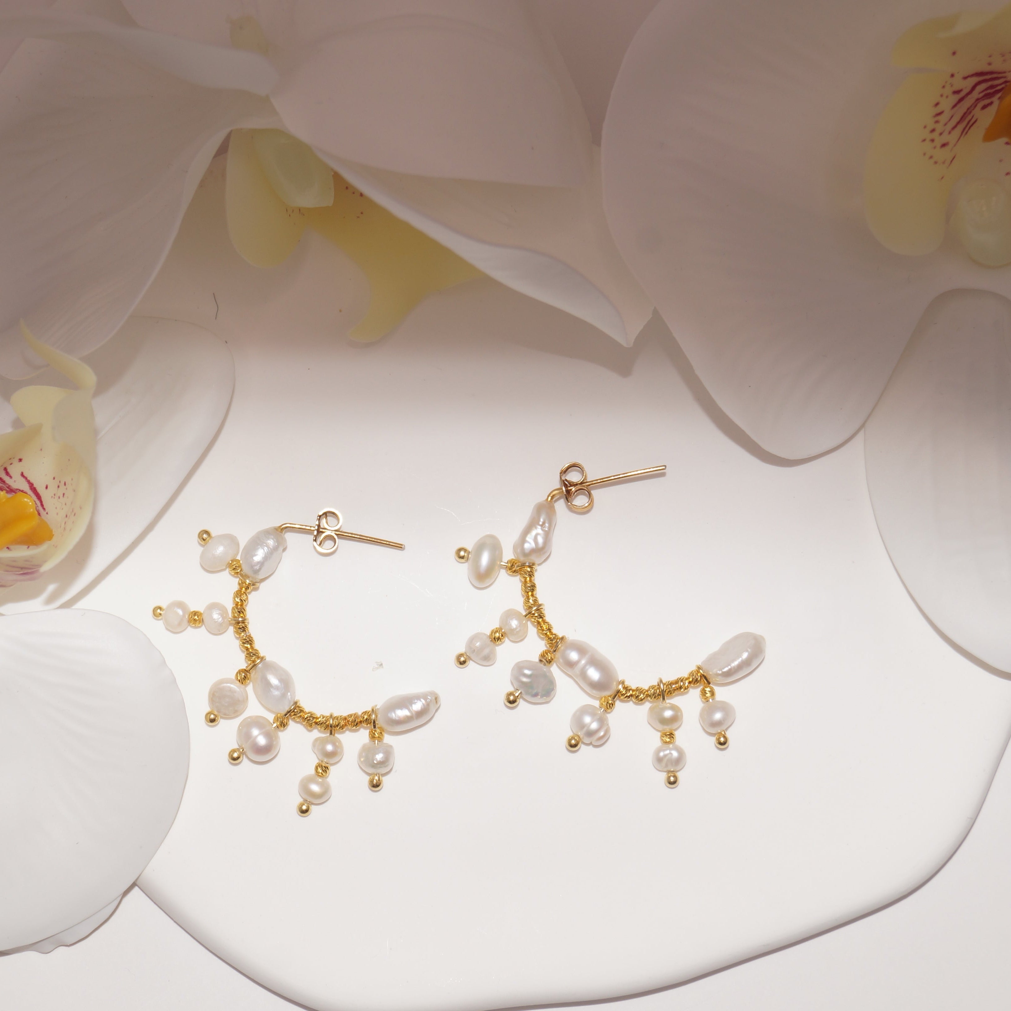 Earrings Pearl Margi by Iosifina Stars