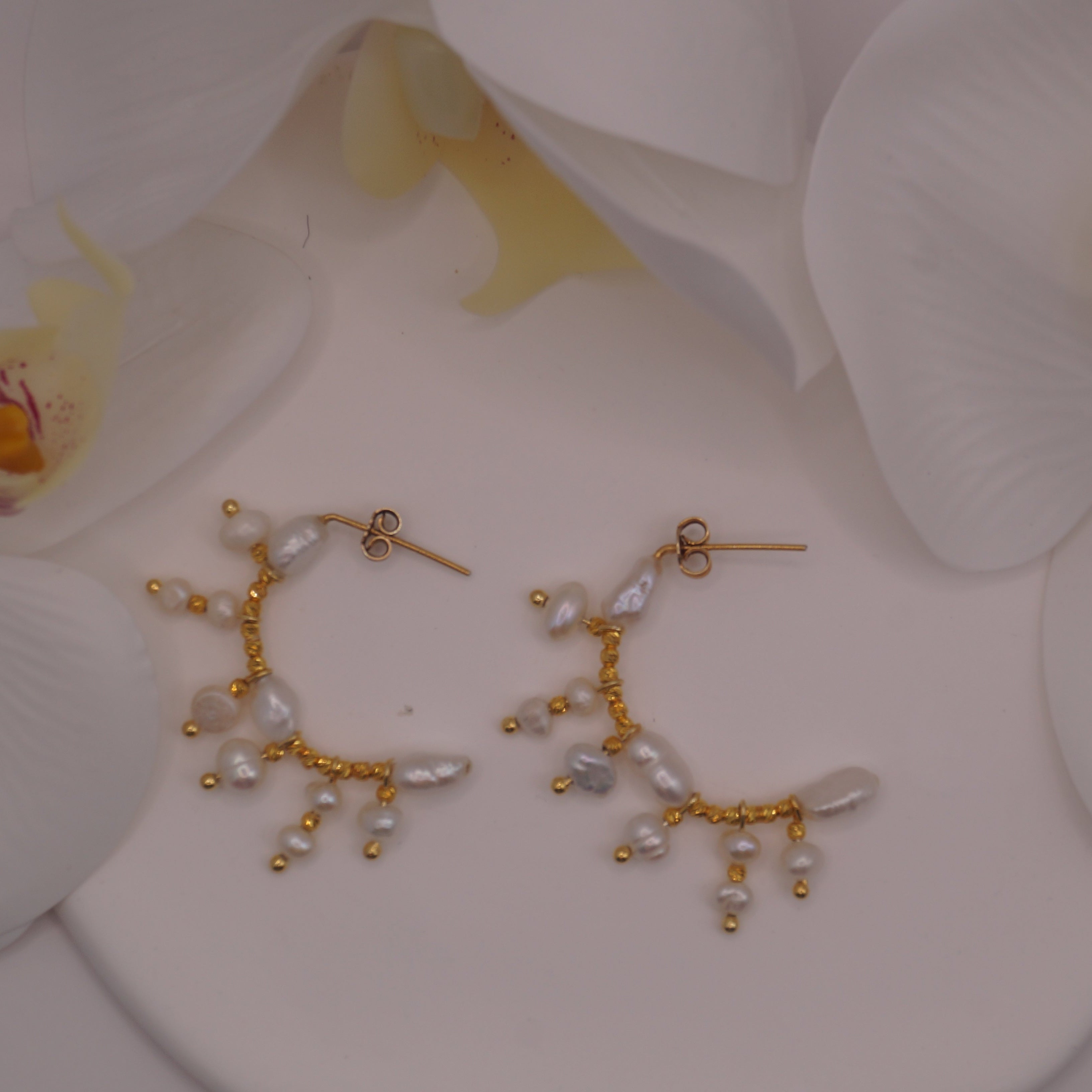 Earrings Pearl Margi by Iosifina Stars