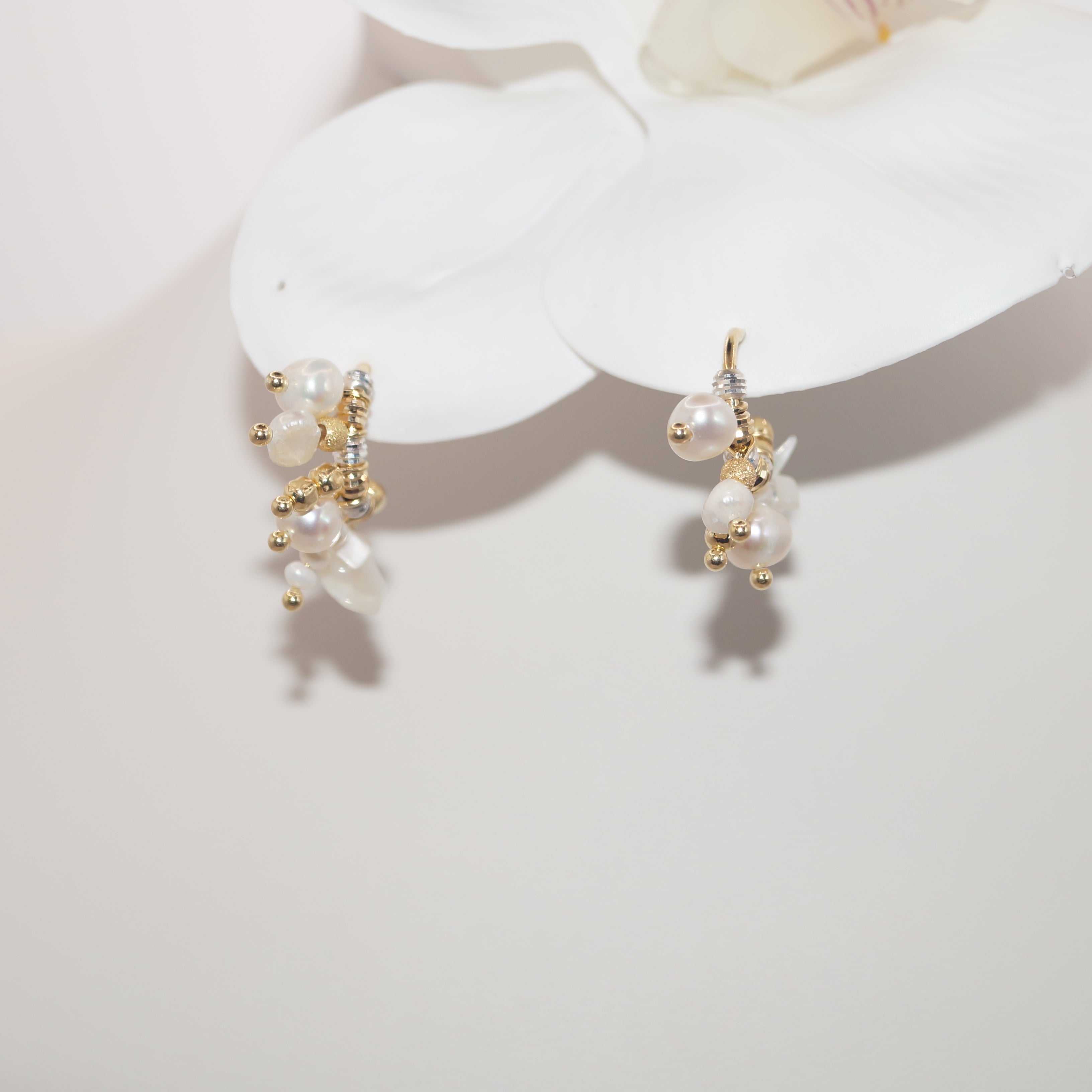 Aliki Stone Hoops by Iosifina Stars