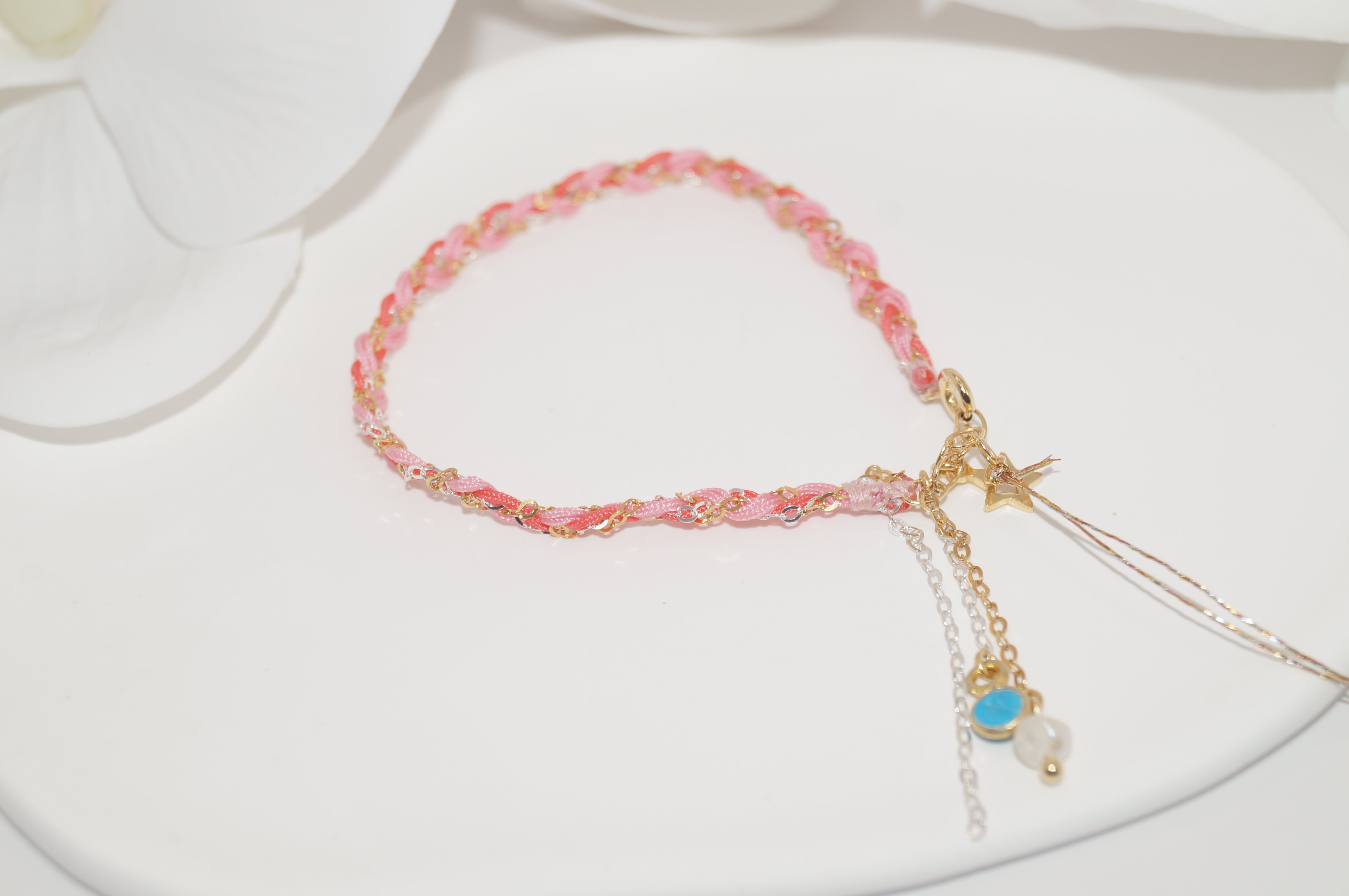 Stenia Cord Bracelet by Iosifina Bracelet