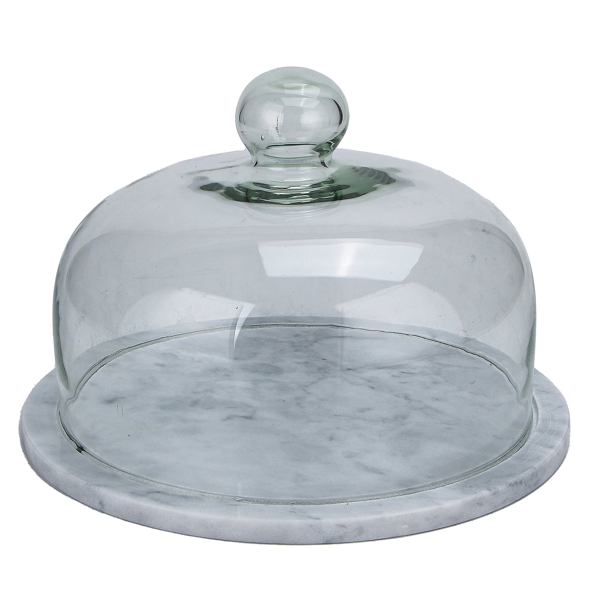 Glass Display Dome with Marble Base