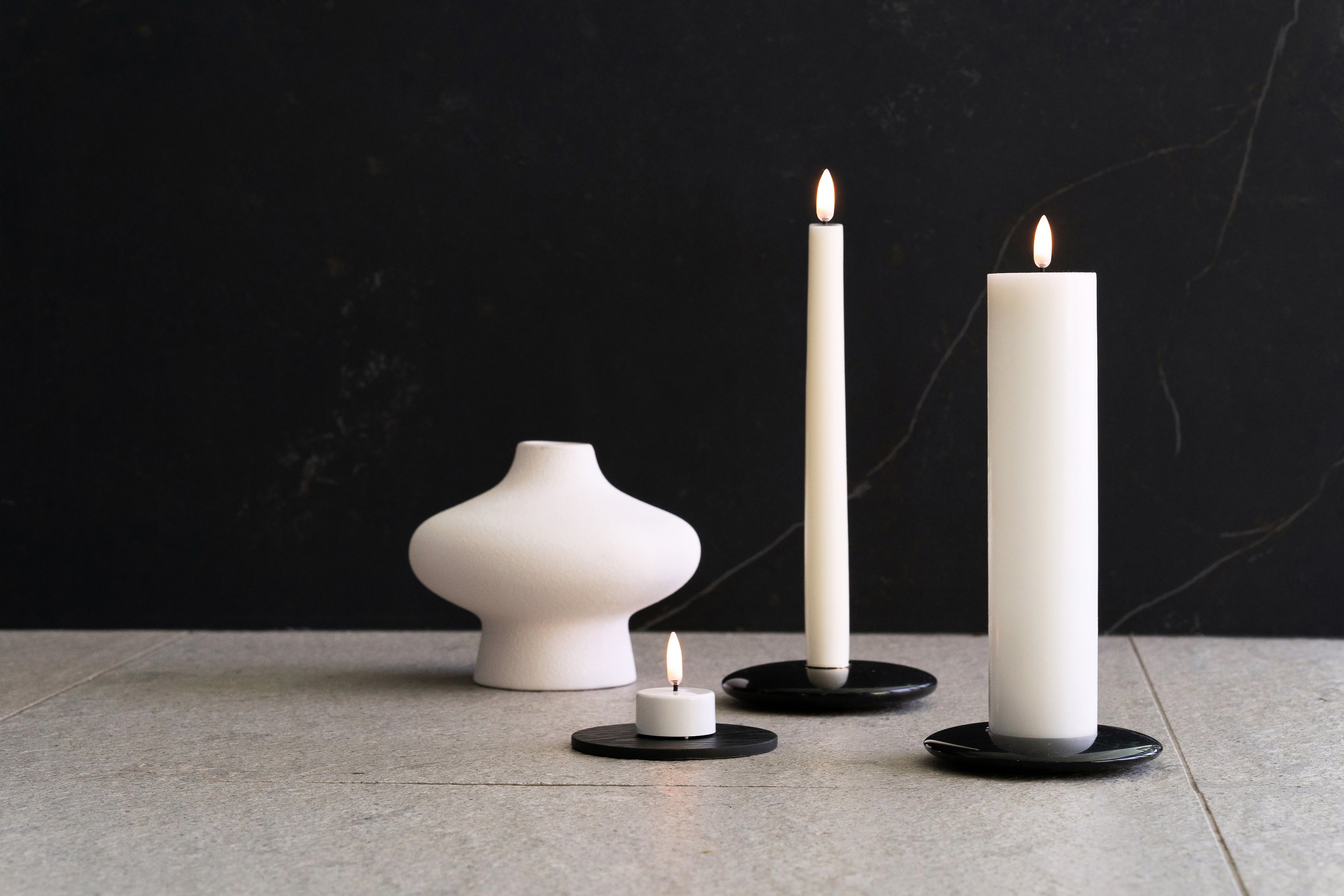 UYUNI Lighting New Design Tea Light * SPECIAL OFFER * White, 3.8cm x 1.9cm