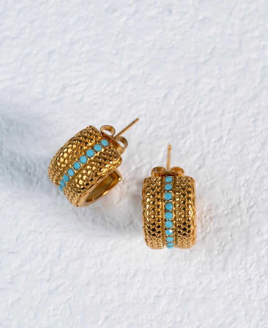 Pathos Jewellery - Zakynthos Turquoise Earrings