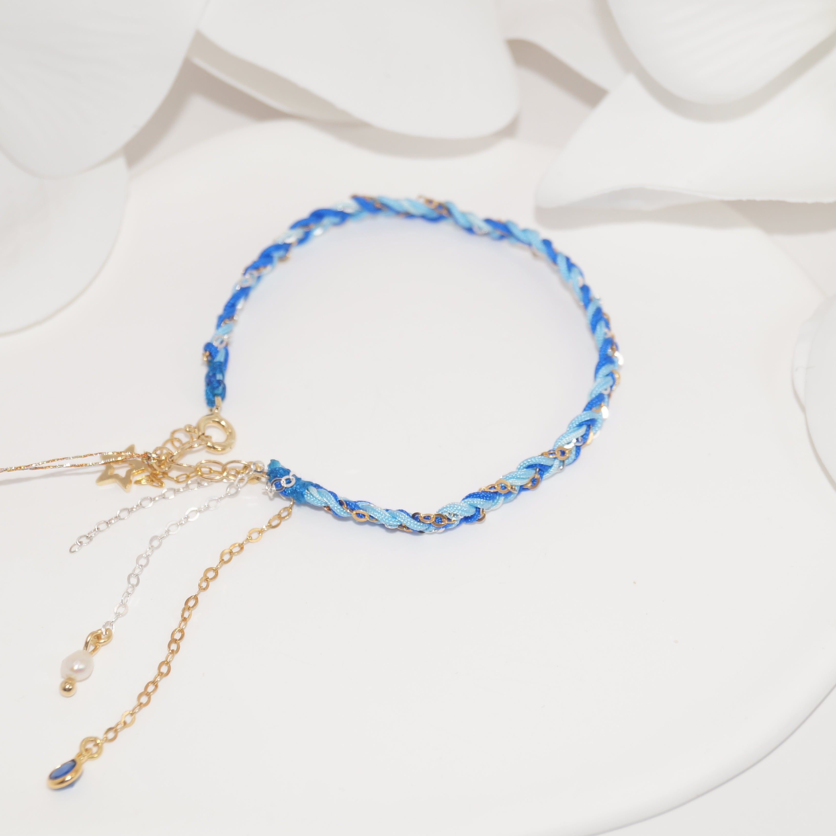 Stenia Cord Bracelet by Iosifina Bracelet