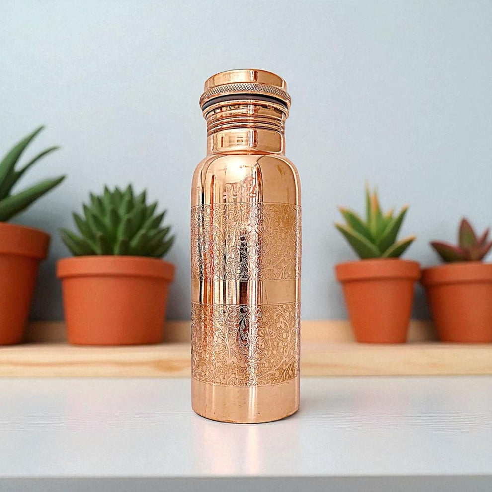 Radiant Engrave 600ml Premium Copper Bottle