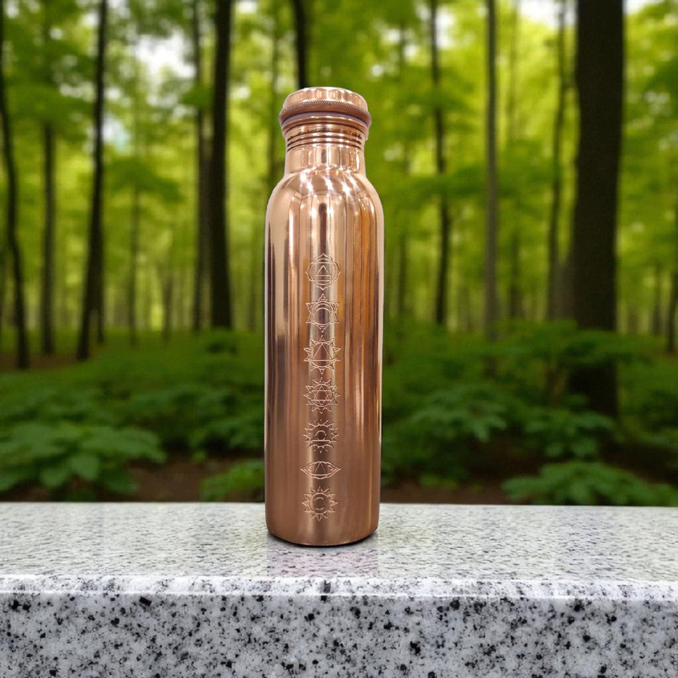 Radiant Chakra 950ml Premium Copper Bottle