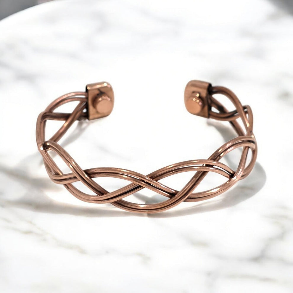 Celestial Weave - Premium Copper Magnetic Bracelet