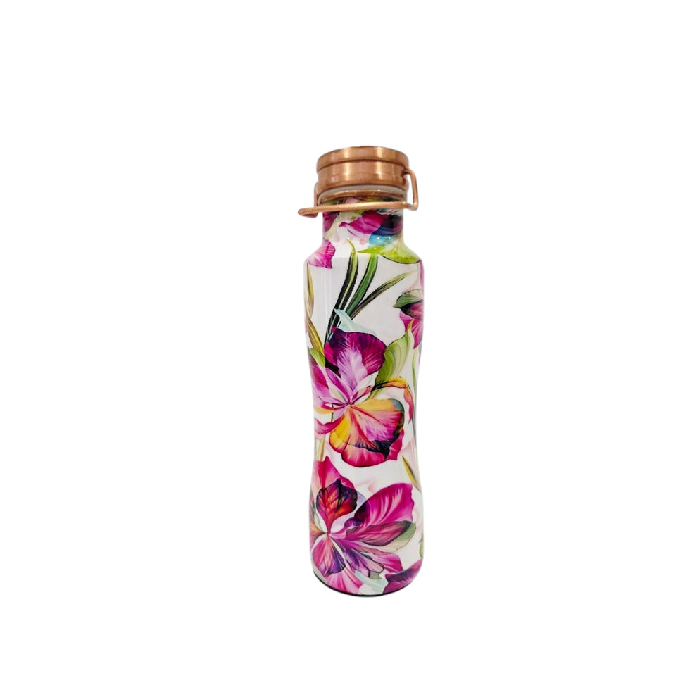 Pink Blossom 800ml Premium Copper Bottle