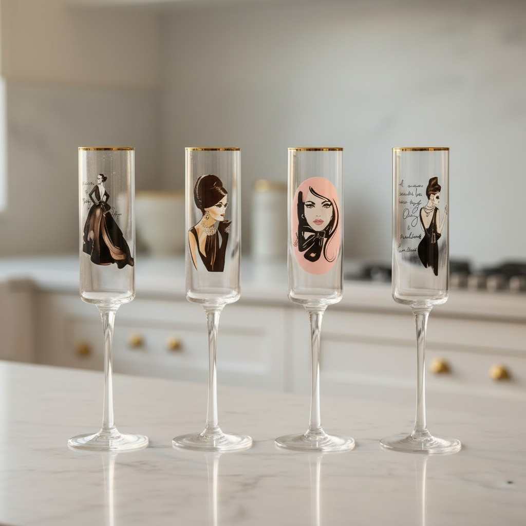 Patrizia Terranova - Glam Champagne Flute - 4 Styles Available